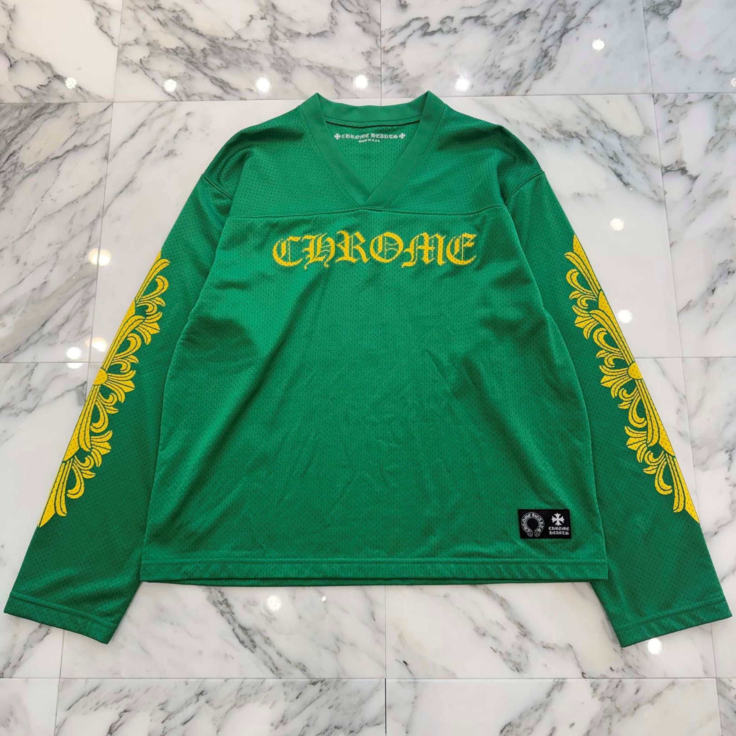CHROME HEARTS Mesh Warm Up Jersey Size M クロムハーツ メッシュウォームアップジャージー サイズM