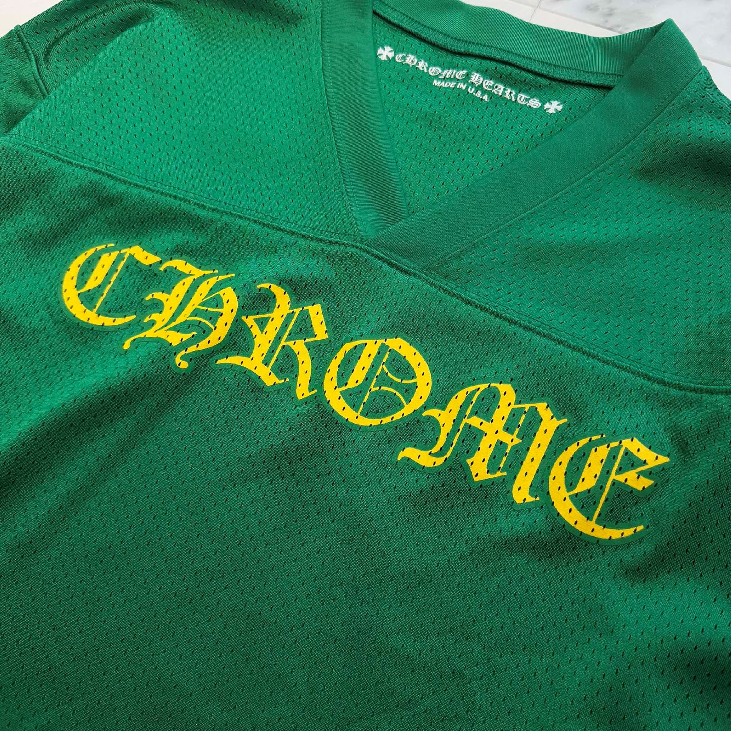 CHROME HEARTS Mesh Warm Up Jersey Size M クロムハーツ メッシュウォームアップジャージー サイズM