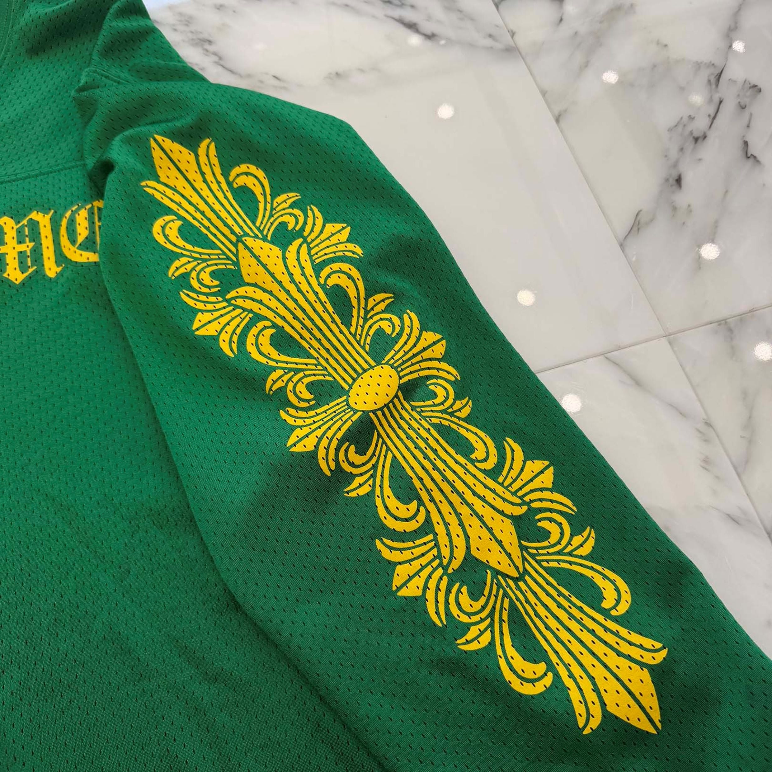 CHROME HEARTS Mesh Warm Up Jersey Size M クロムハーツ メッシュウォームアップジャージー サイズM