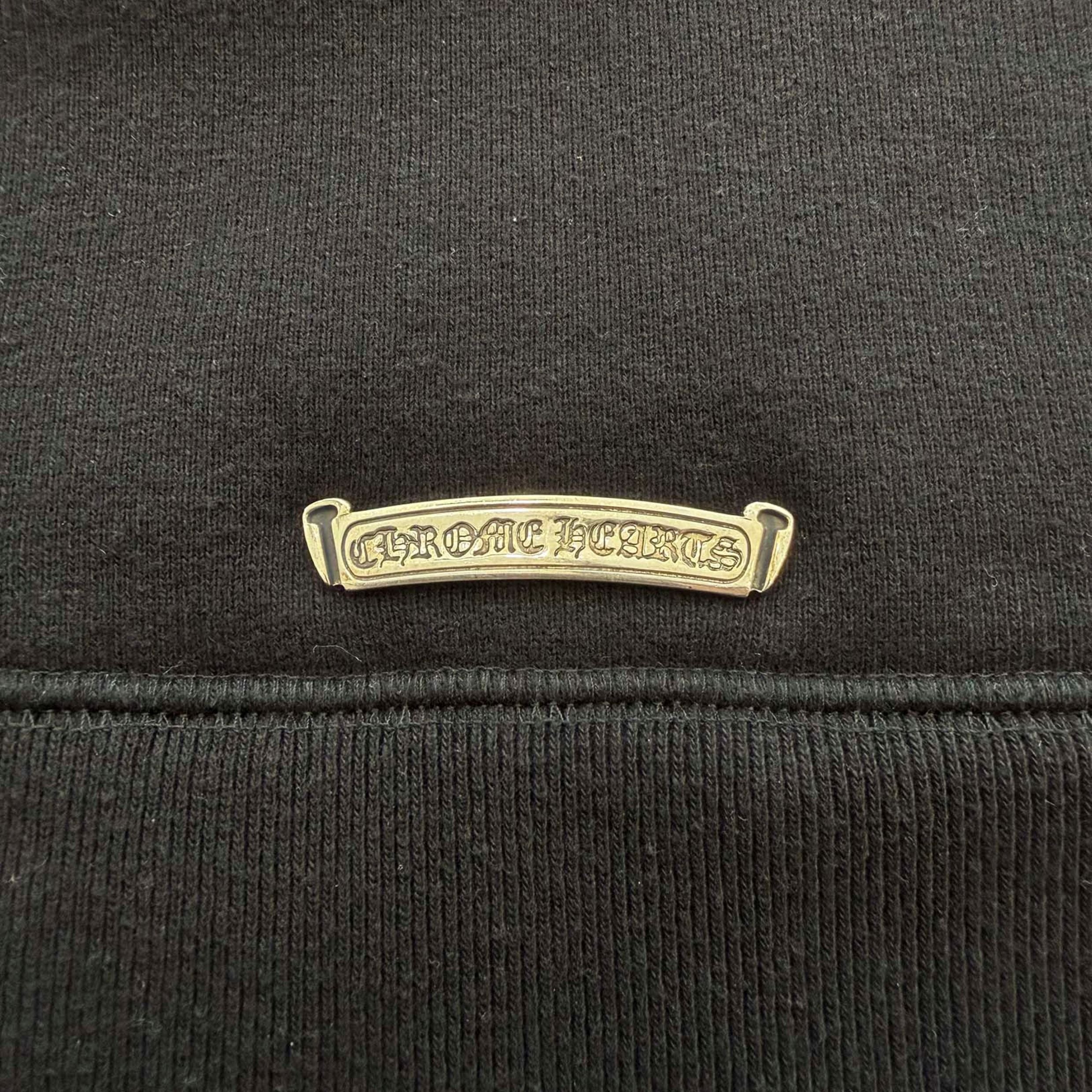 CHROME HEARTS 2025SS Y NOT Cemetery Cross Applique Embroidery Sweatshirt Size XL クロムハーツ ワイノット セメタリークロス アップリケ刺繡 スウェットシャツ サイズXL