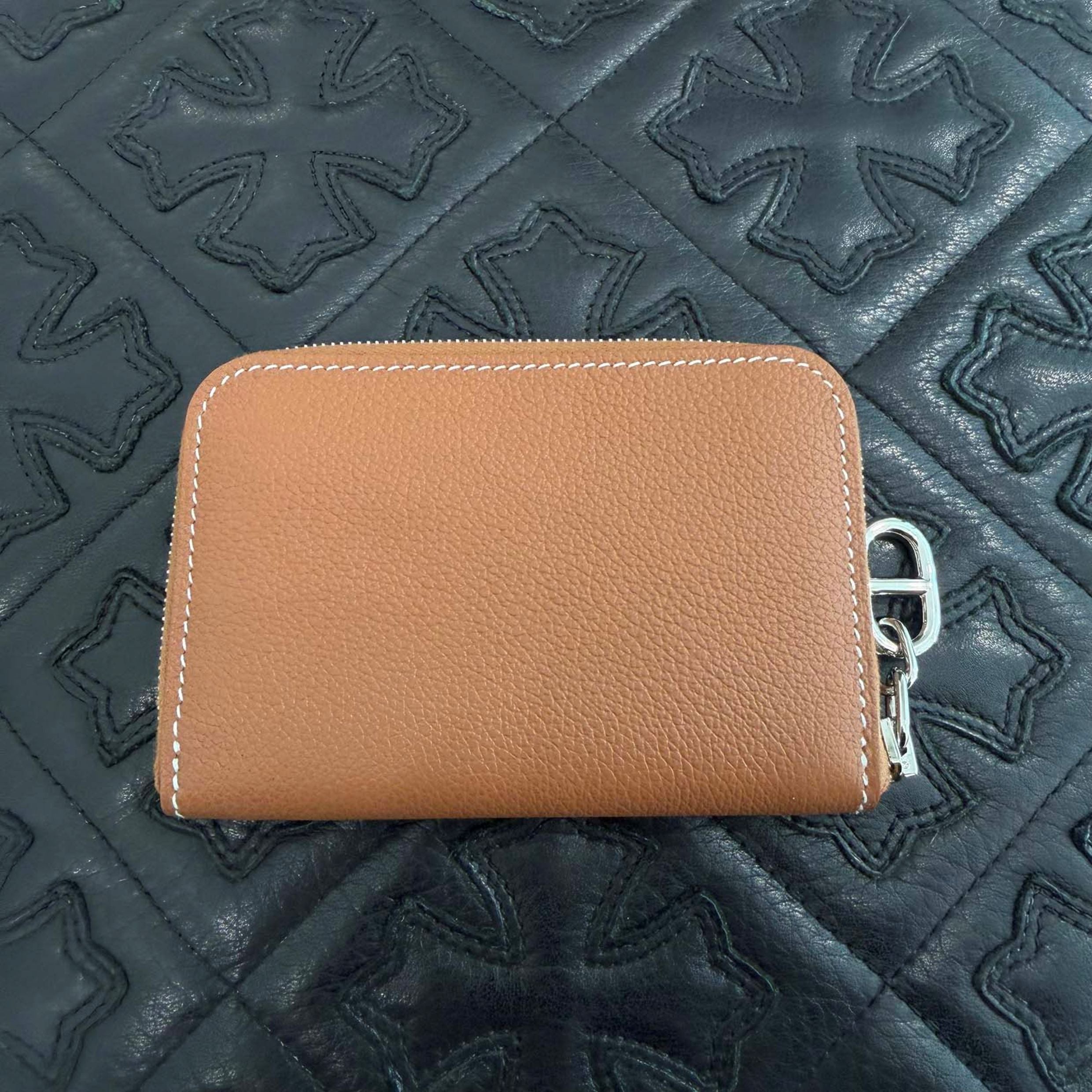 HERMES Zip Un Go Chaine d'Ancre Compact Card Case "GOLD" K刻印 エルメス ジップ アン ゴー シェーヌダンクル コンパクトカードケース "ゴールド" K刻印