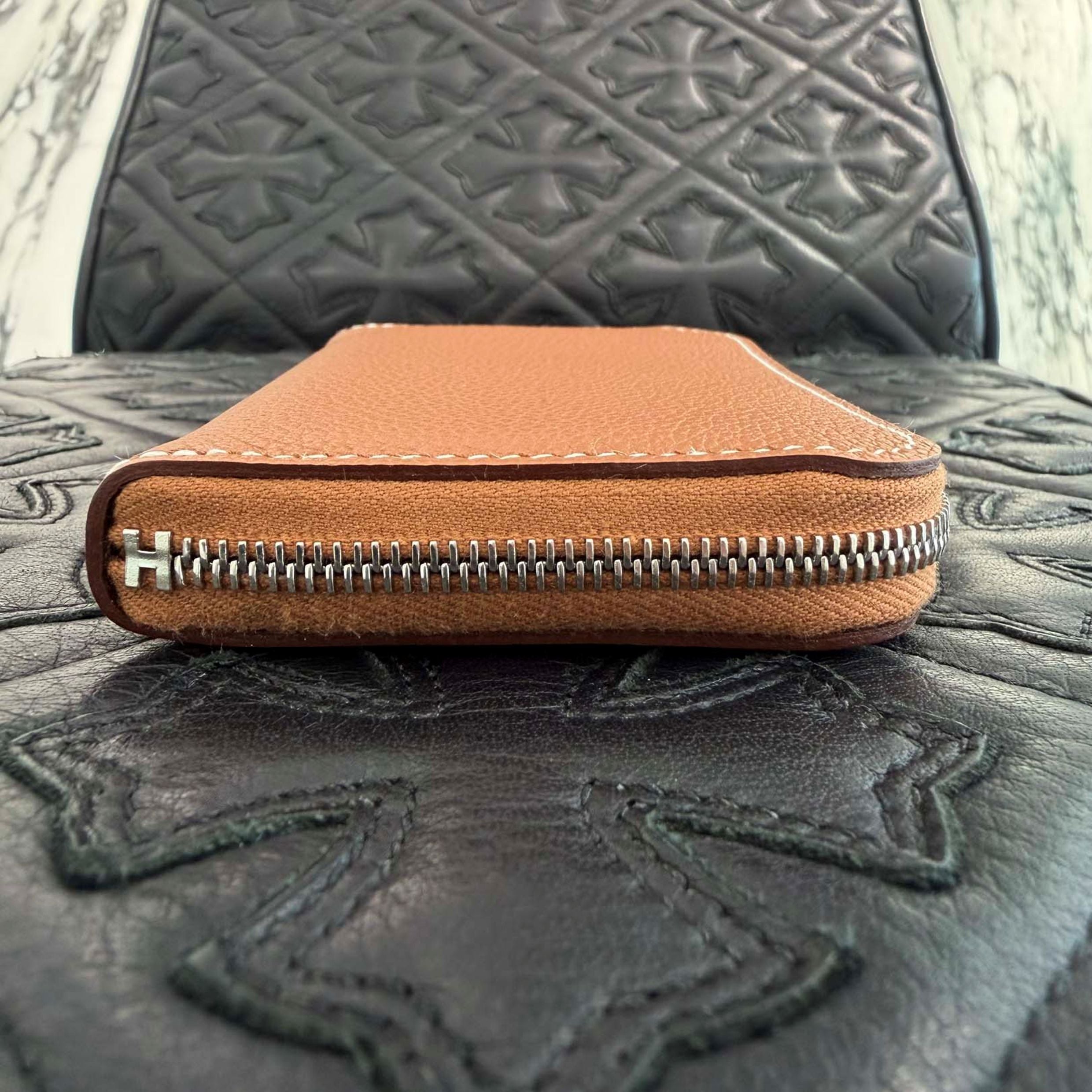 HERMES Zip Un Go Chaine d'Ancre Compact Card Case "GOLD" K刻印 エルメス ジップ アン ゴー シェーヌダンクル コンパクトカードケース "ゴールド" K刻印