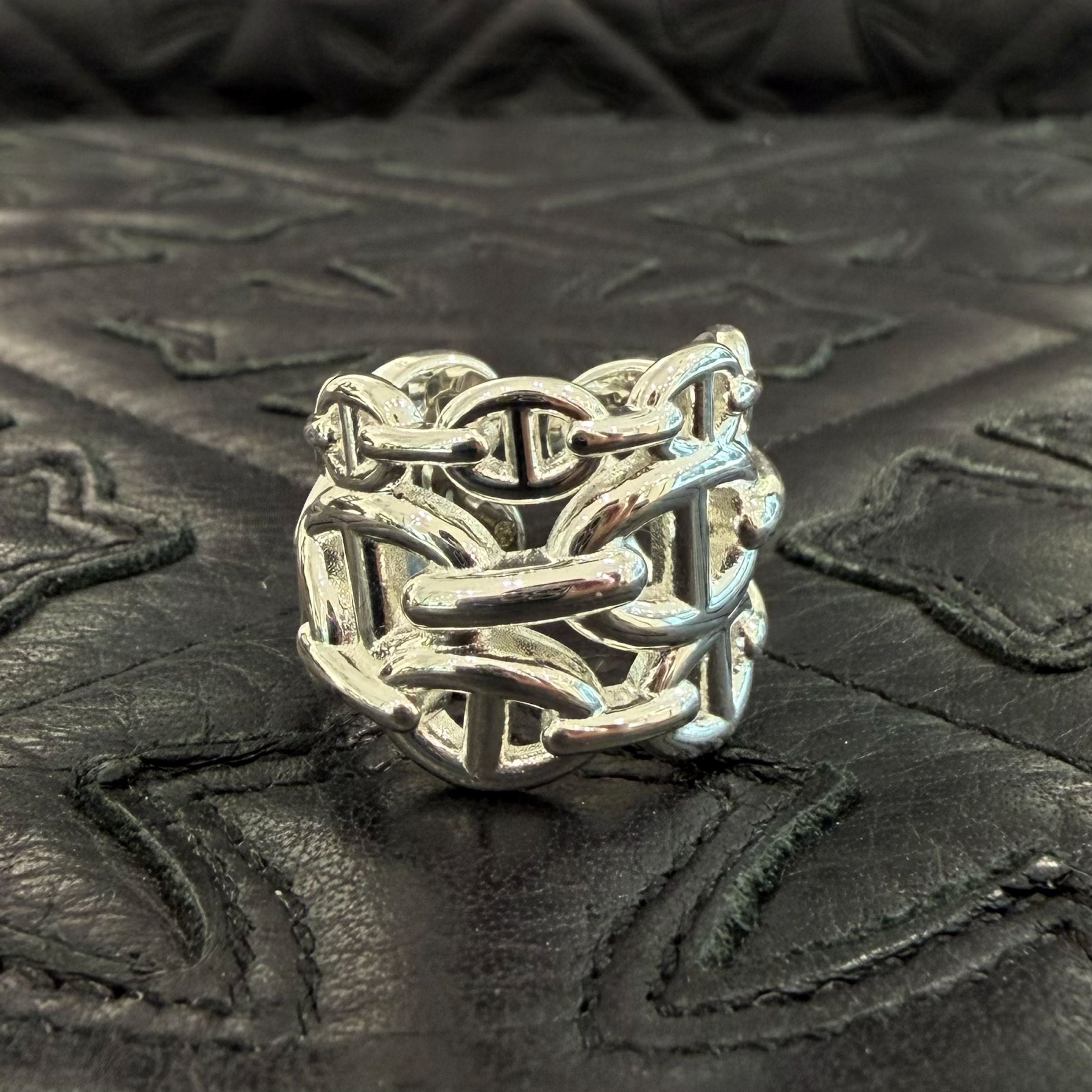 HERMES Chaine d'Ancre Anchaine GM Ring Size 53 (約13号) エルメス シェーヌダンクル アンシェネ GM リング サイズ53 (約13号)