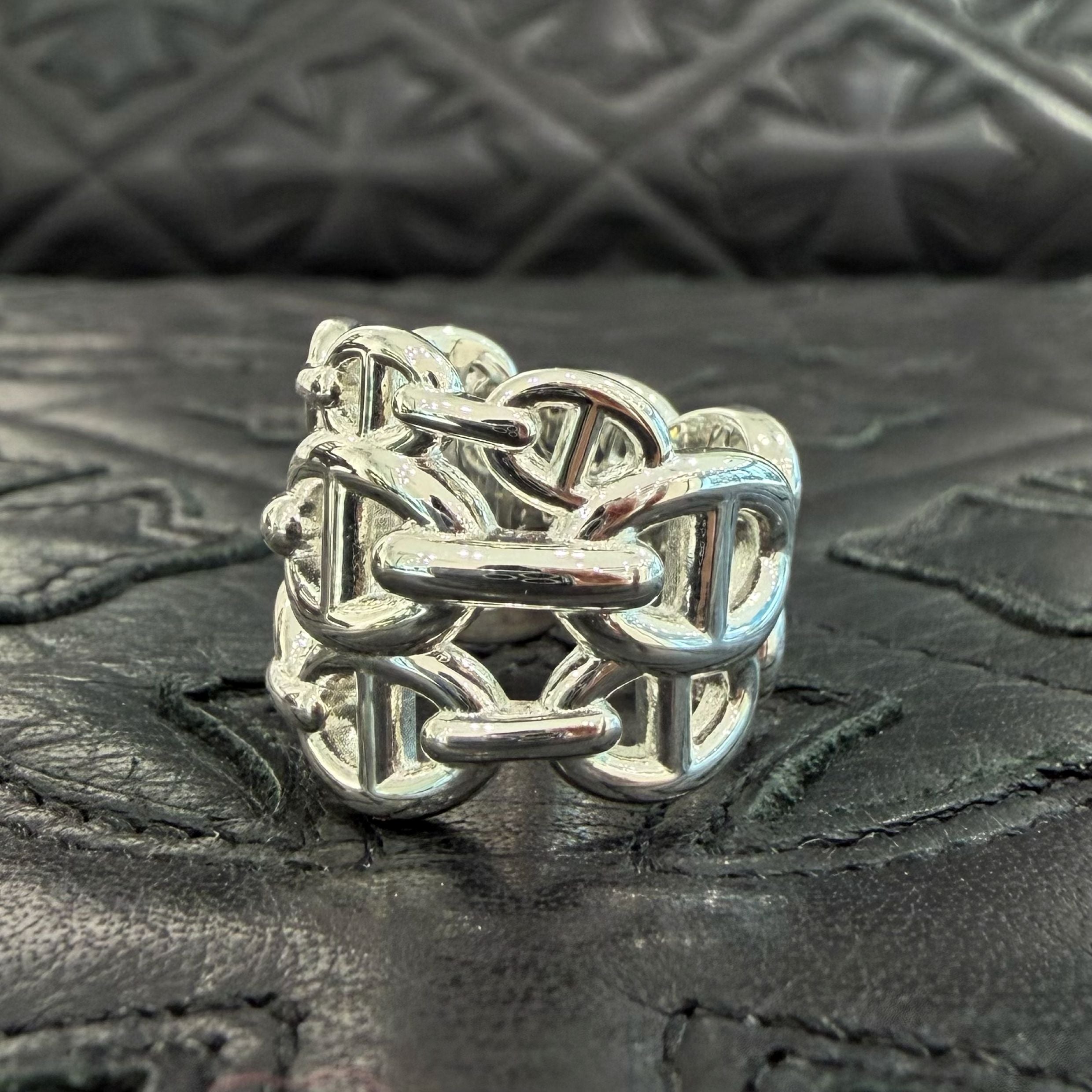 HERMES Chaine d'Ancre Anchaine GM Ring Size 53 (約13号) エルメス シェーヌダンクル アンシェネ GM リング サイズ53 (約13号)