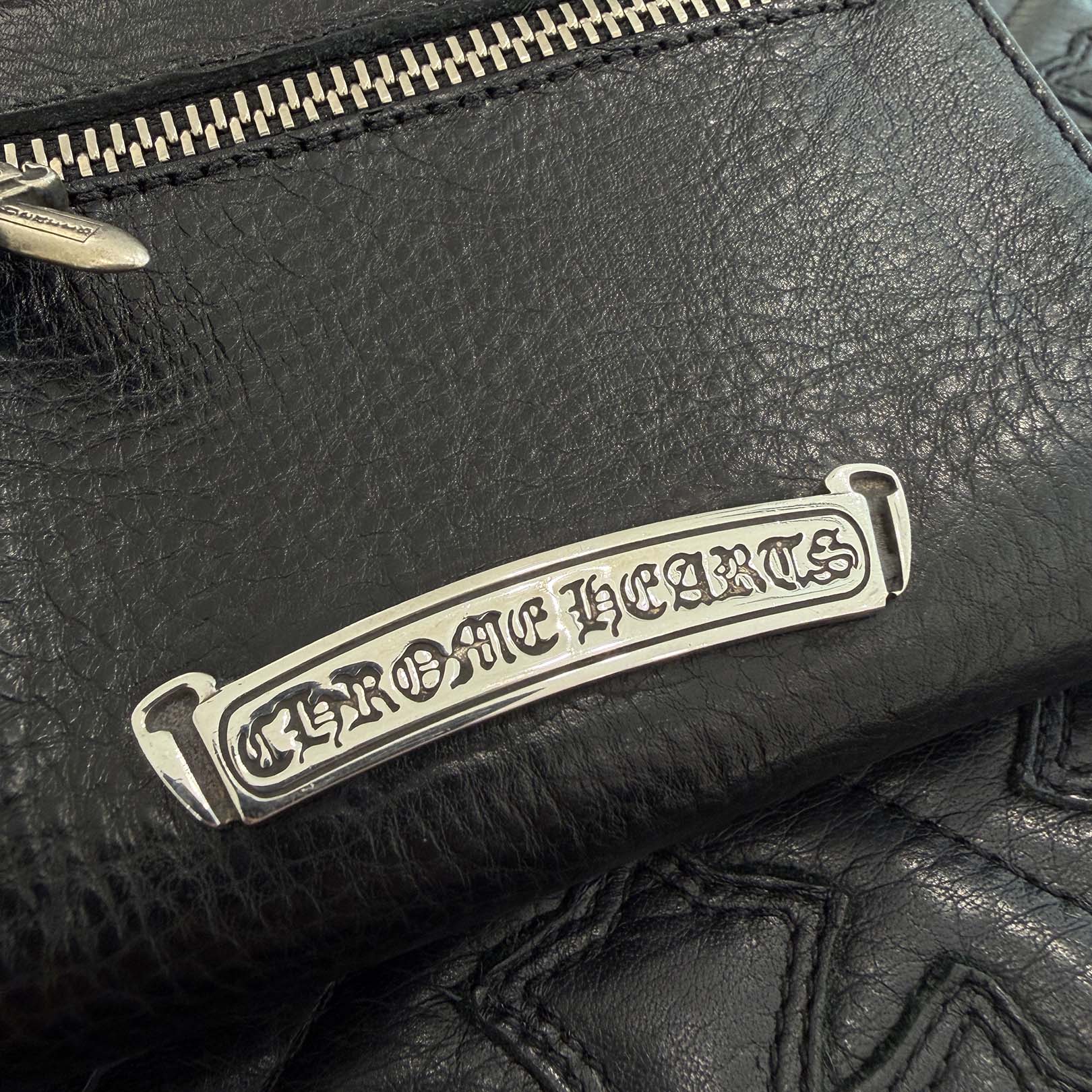 CHROME HEARTS Wave Mini Cross Ball Wallet クロムハーツ ウェーブ ミニ クロスボール ウォレット