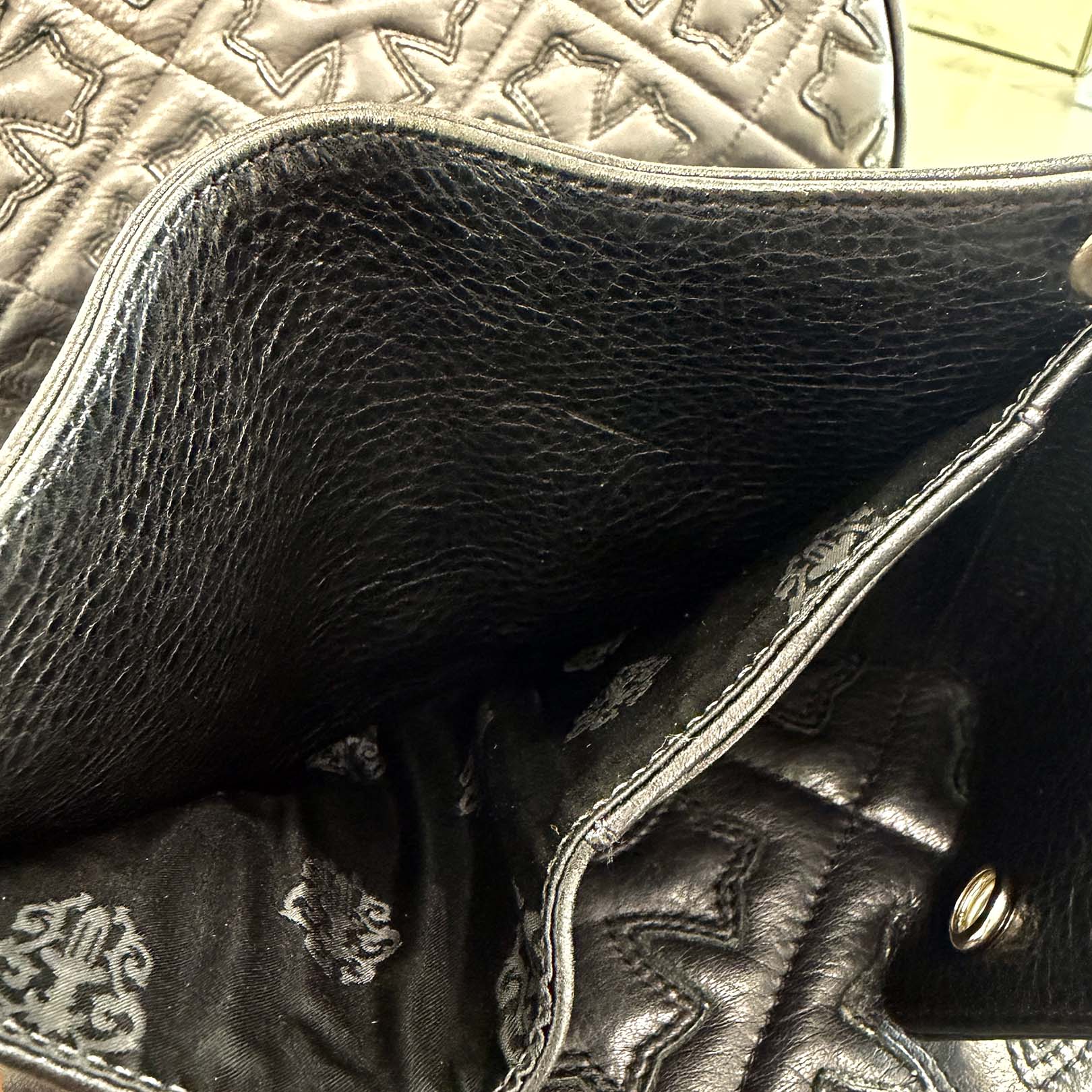 CHROME HEARTS Wave Mini Cross Ball Wallet クロムハーツ ウェーブ ミニ クロスボール ウォレット