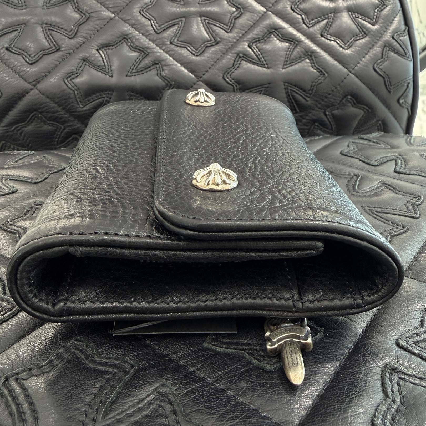 CHROME HEARTS Wave Mini Cross Ball Wallet クロムハーツ ウェーブ ミニ クロスボール ウォレット