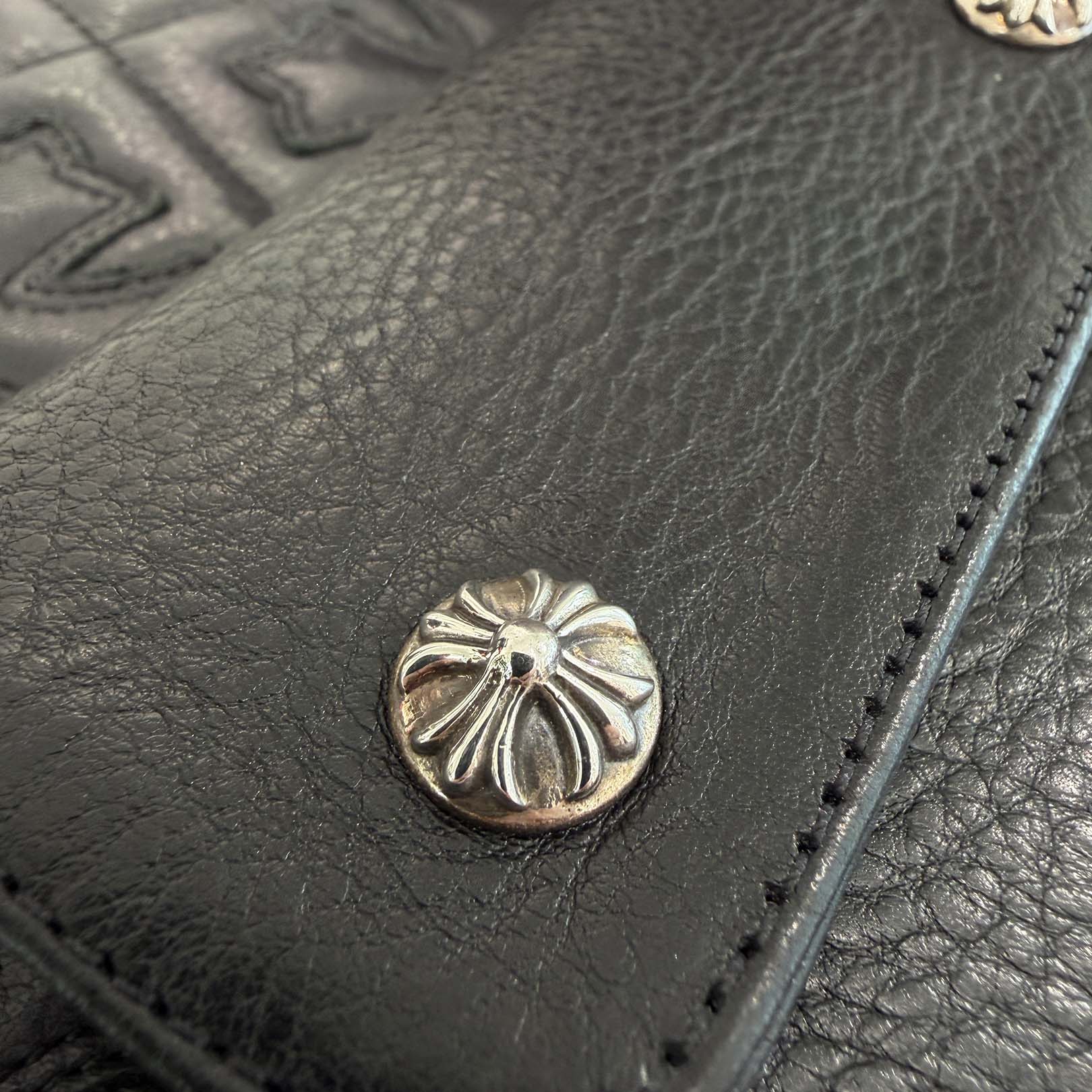 CHROME HEARTS Wave Mini Cross Ball Wallet クロムハーツ ウェーブ ミニ クロスボール ウォレット