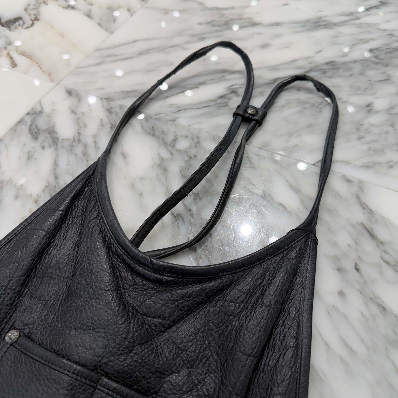 CHROME HEARTS Leather Work Apron クロムハーツ レザー ワーク エプロン