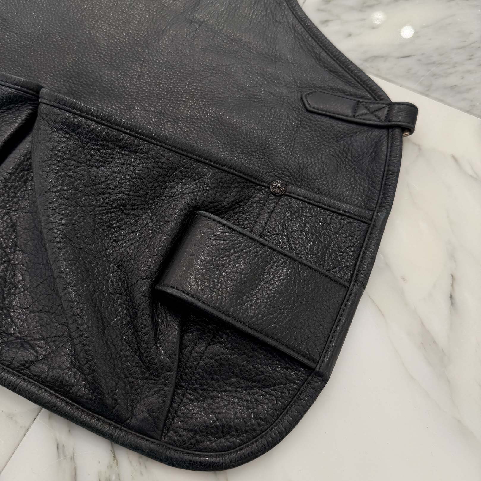 CHROME HEARTS Leather Work Apron クロムハーツ レザー ワーク エプロン
