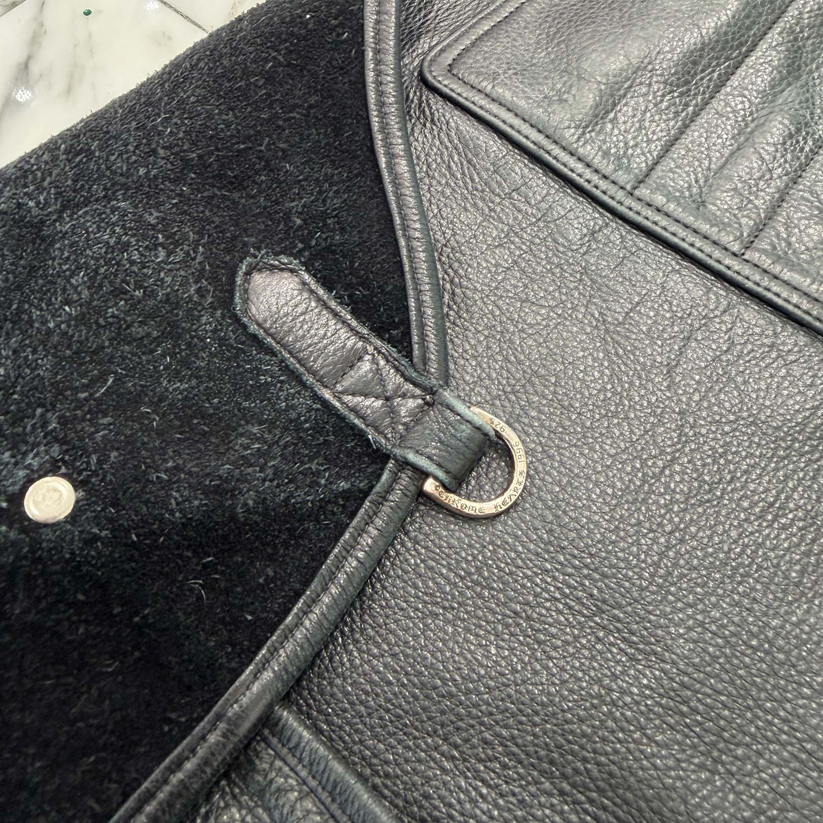 CHROME HEARTS Leather Work Apron クロムハーツ レザー ワーク エプロン