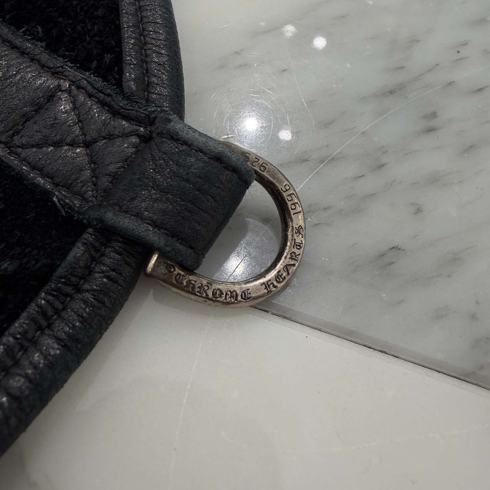 CHROME HEARTS Leather Work Apron クロムハーツ レザー ワーク