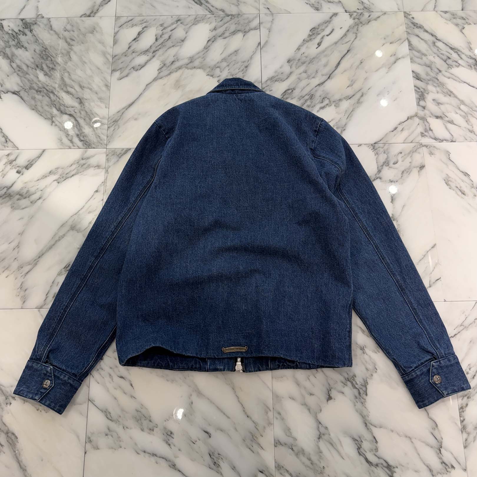 CHROME HEARTS Street Meat Dagger Zip Denim Jacket Size M クロムハーツ ストリートミート ダガージップ デニムジャケット サイズM