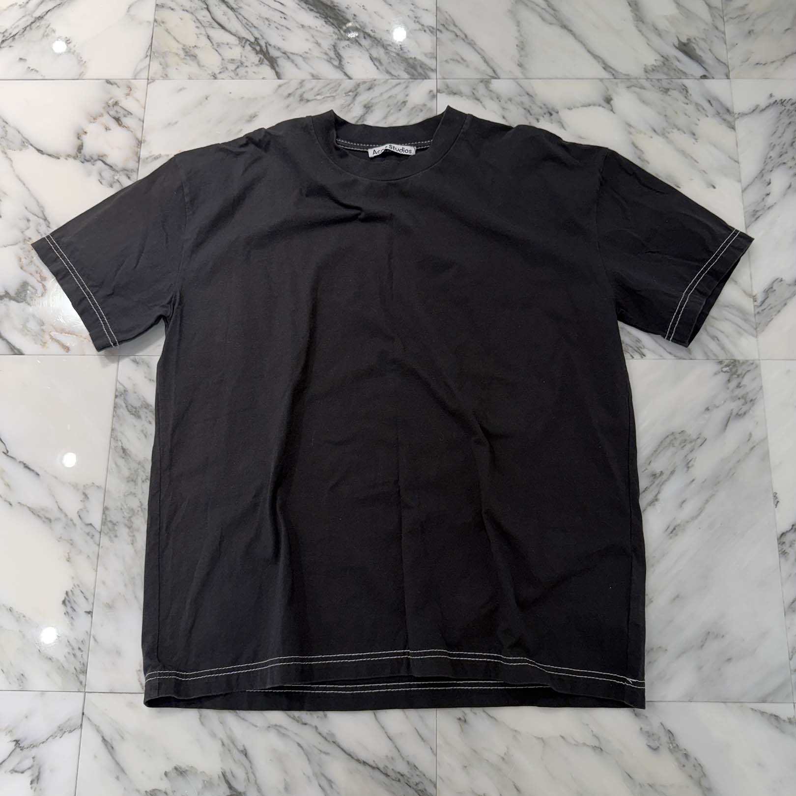 Acne Studios 2025AW Autograph Logo Crew Neck Tee CL0388-BM0 Size S/M アクネストゥディオズ オートグラフ ロゴ クルーネック Tシャツ サイズS/M