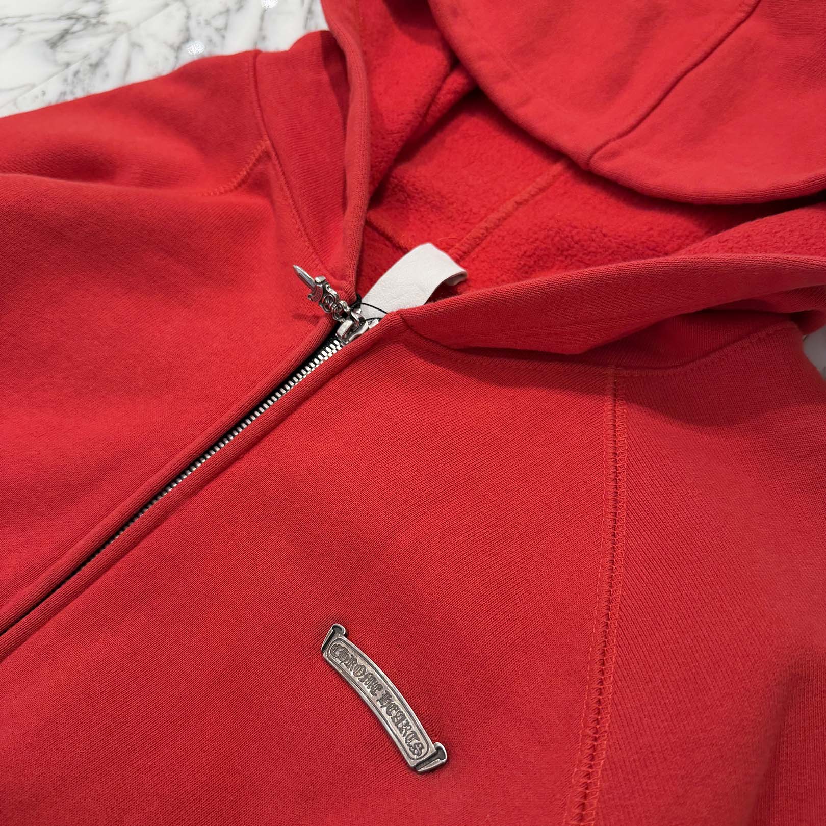 CHROME HEARTS King Taco 3 Cemetery Cross Embroidery Zip Up Hoodie Size XL クロムハーツ キングタコ 3セメタリークロス刺繍 ジップアップフーディー サイズXL
