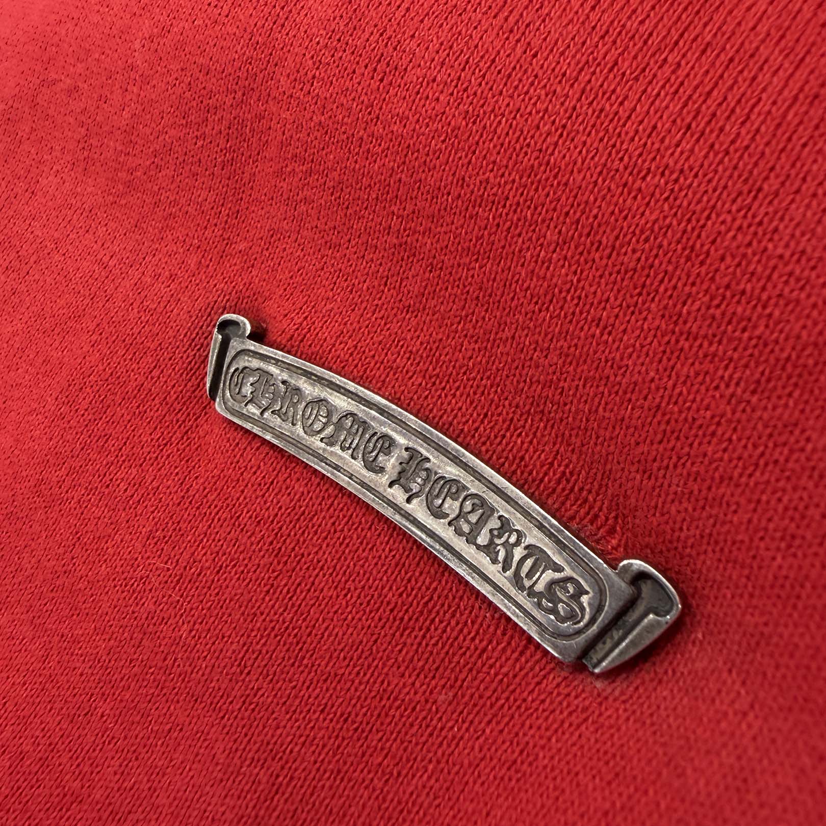 CHROME HEARTS King Taco 3 Cemetery Cross Embroidery Zip Up Hoodie Size XL クロムハーツ キングタコ 3セメタリークロス刺繍 ジップアップフーディー サイズXL