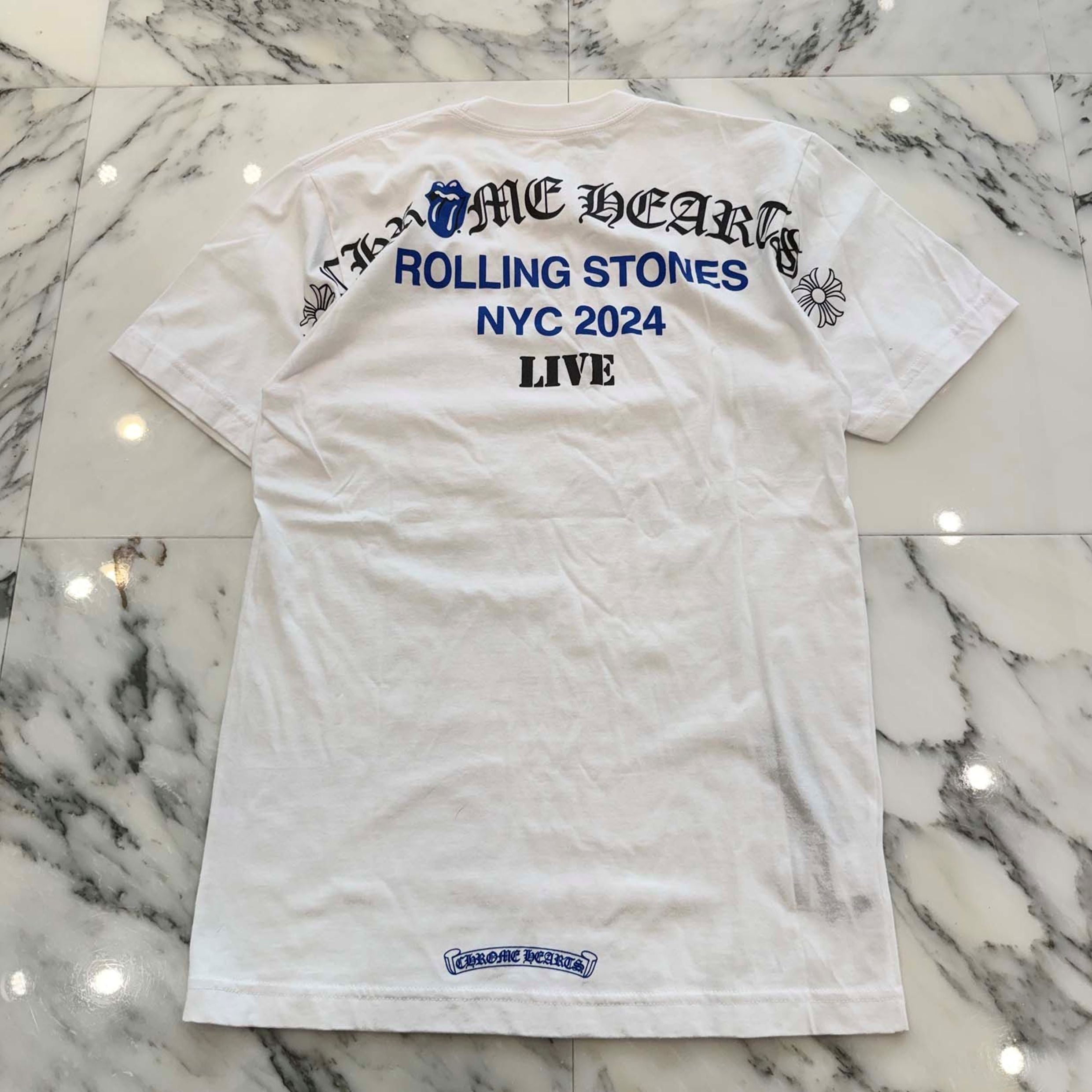 CHROME HEARTS × The Rolling Stones New York Limited Short Sleeve Tee Size S クロムハーツ × ローリングストーンズ ニューヨーク限定 ショートスリーブTシャツ サイズS