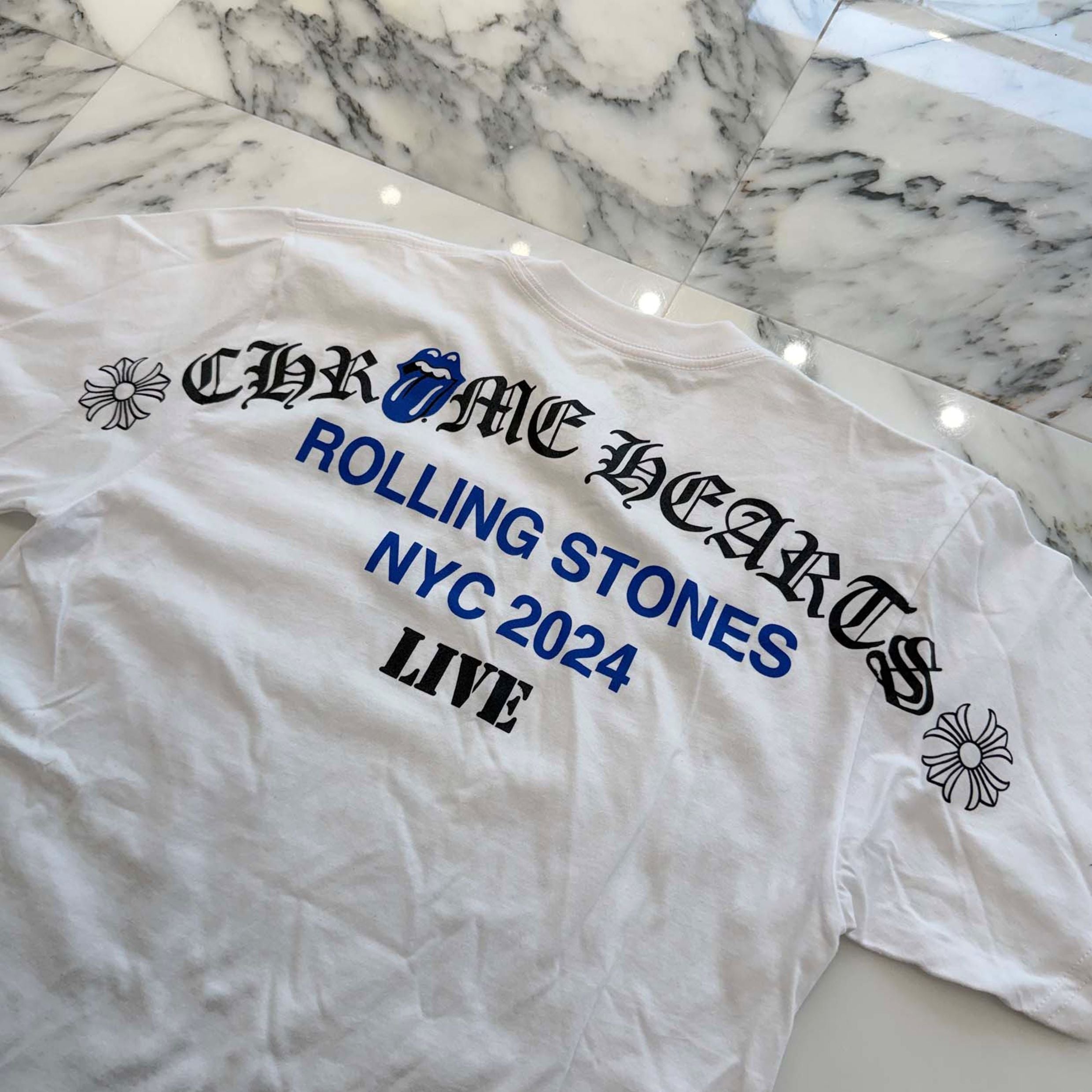 CHROME HEARTS × The Rolling Stones New York Limited Short Sleeve Tee Size S クロムハーツ × ローリングストーンズ ニューヨーク限定 ショートスリーブTシャツ サイズS