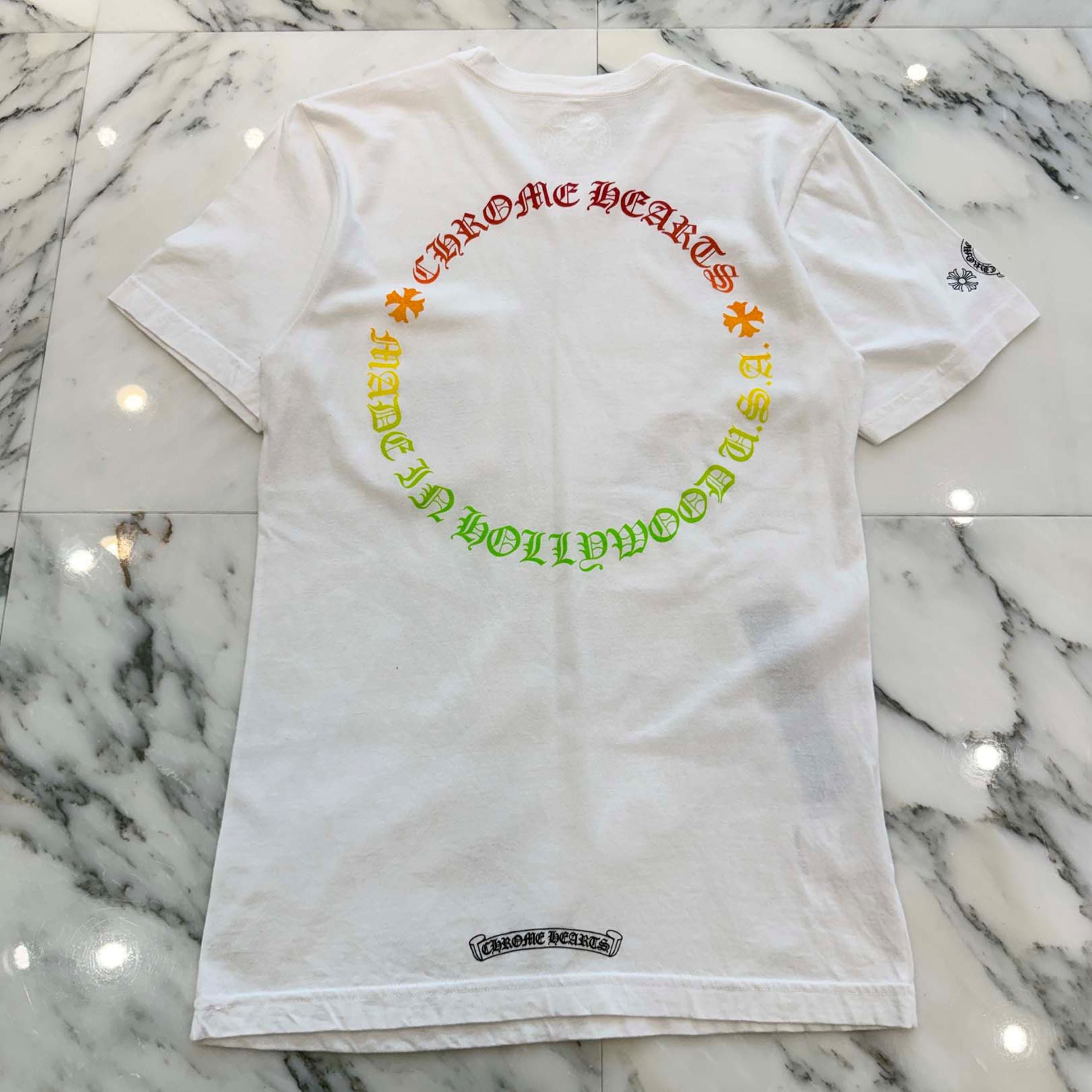 CHROME HEARTS Back Grad Circle Logo Tee Size S クロムハーツ バックグラデーション サークルロゴ Tシャツ サイズS