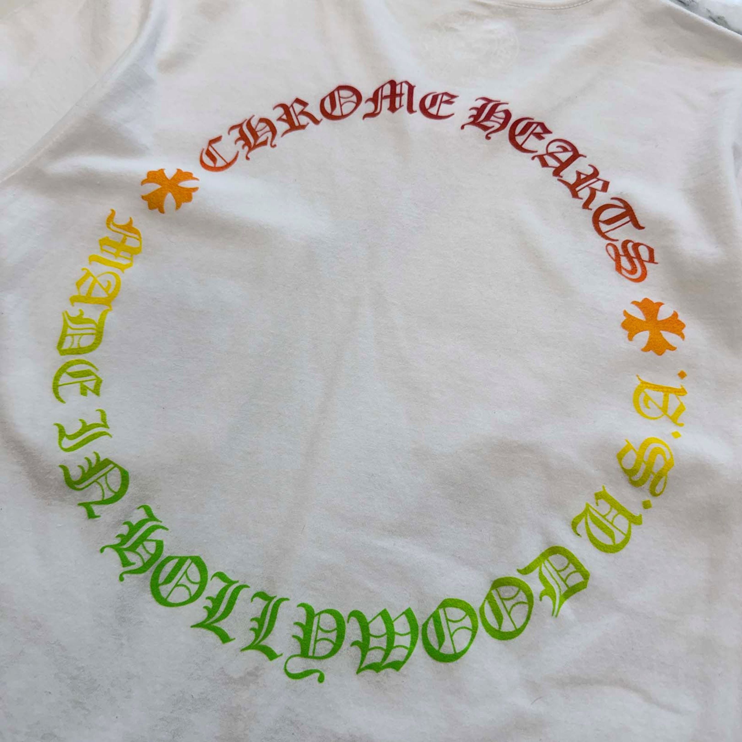 CHROME HEARTS Back Grad Circle Logo Tee Size S クロムハーツ バックグラデーション サークルロゴ Tシャツ サイズS