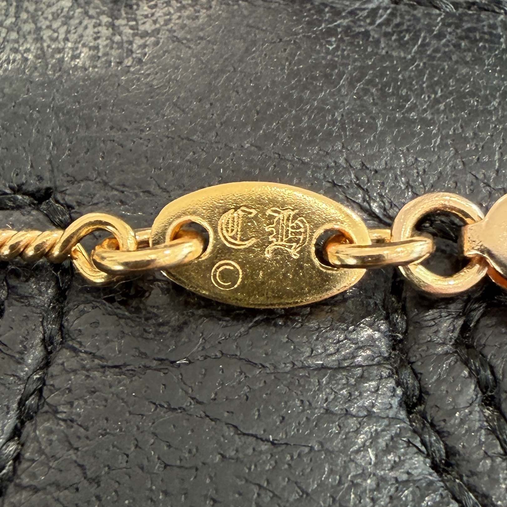 CHROME HEARTS 22K Twist Chain Necklace Size 22 Inch クロムハーツ 22K ツイストチェーン ネックレス サイズ22インチ