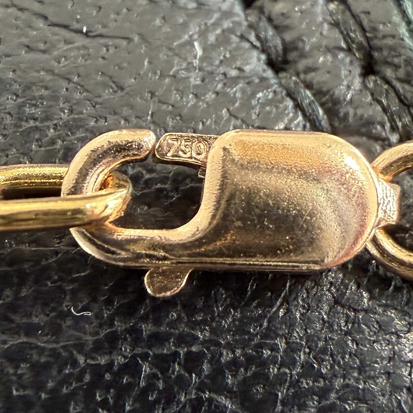 CHROME HEARTS 22K Twist Chain Necklace Size 22 Inch クロムハーツ 22K ツイストチェーン ネックレス サイズ22インチ
