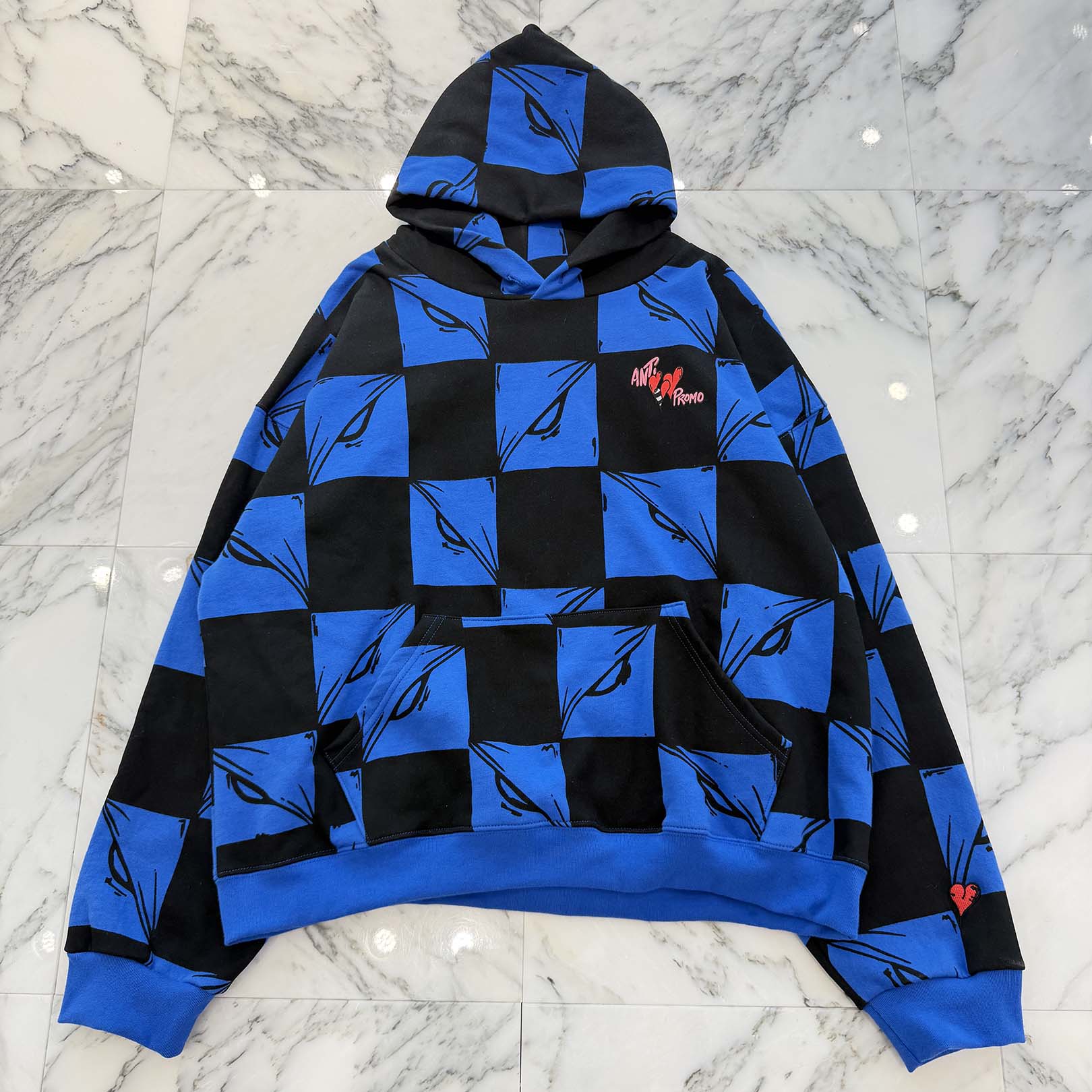 MATTY BOY ANTI PROMO 99 Eyes Pullover Hoodie Size XL マッティボーイ アンティ プロモ 99アイズ プルオーバーフーディ サイズXL