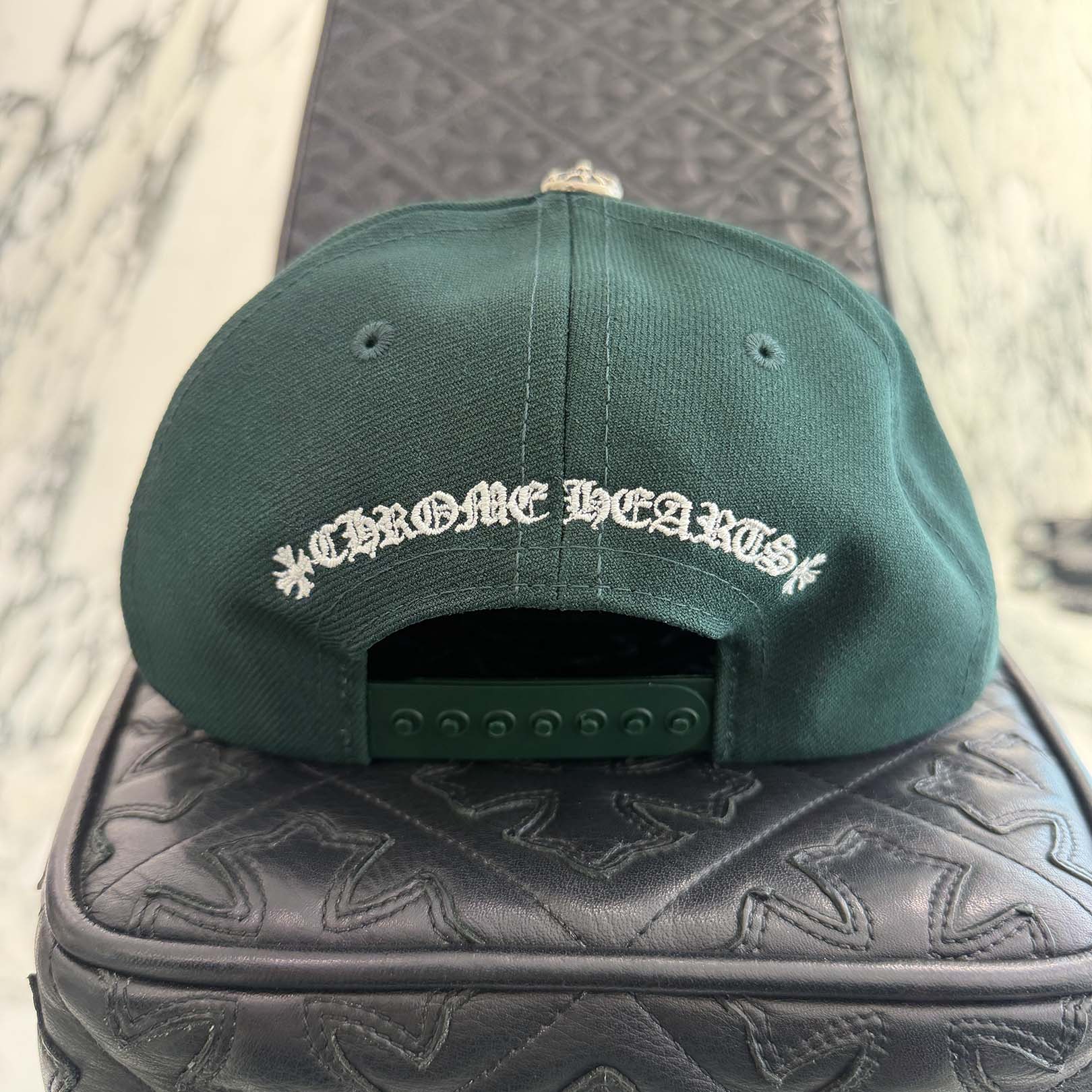 CHROME HEARTS CH Logo Embroidery Trucker Cap Size ONE SIZE (51-61) クロムハーツ CHロゴ刺繍 トラッカーキャップ サイズONE SIZE (51-61)