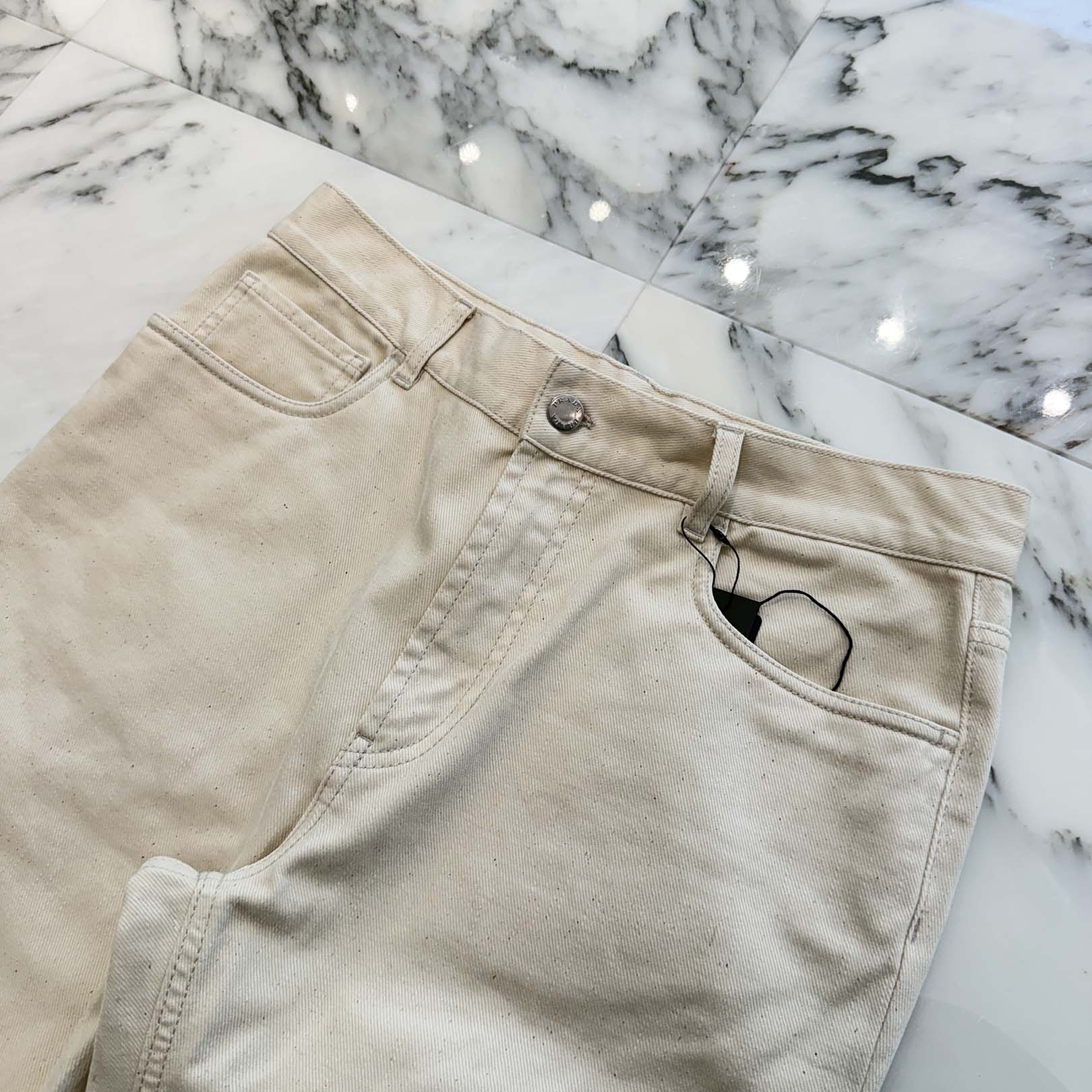 PRADA 2022SS Triangle Logo Plate Straight Denim Pants GEP340 S221 13HQ Size 30 プラダ トライアングルロゴプレート ストレートデニムパンツ サイズ30