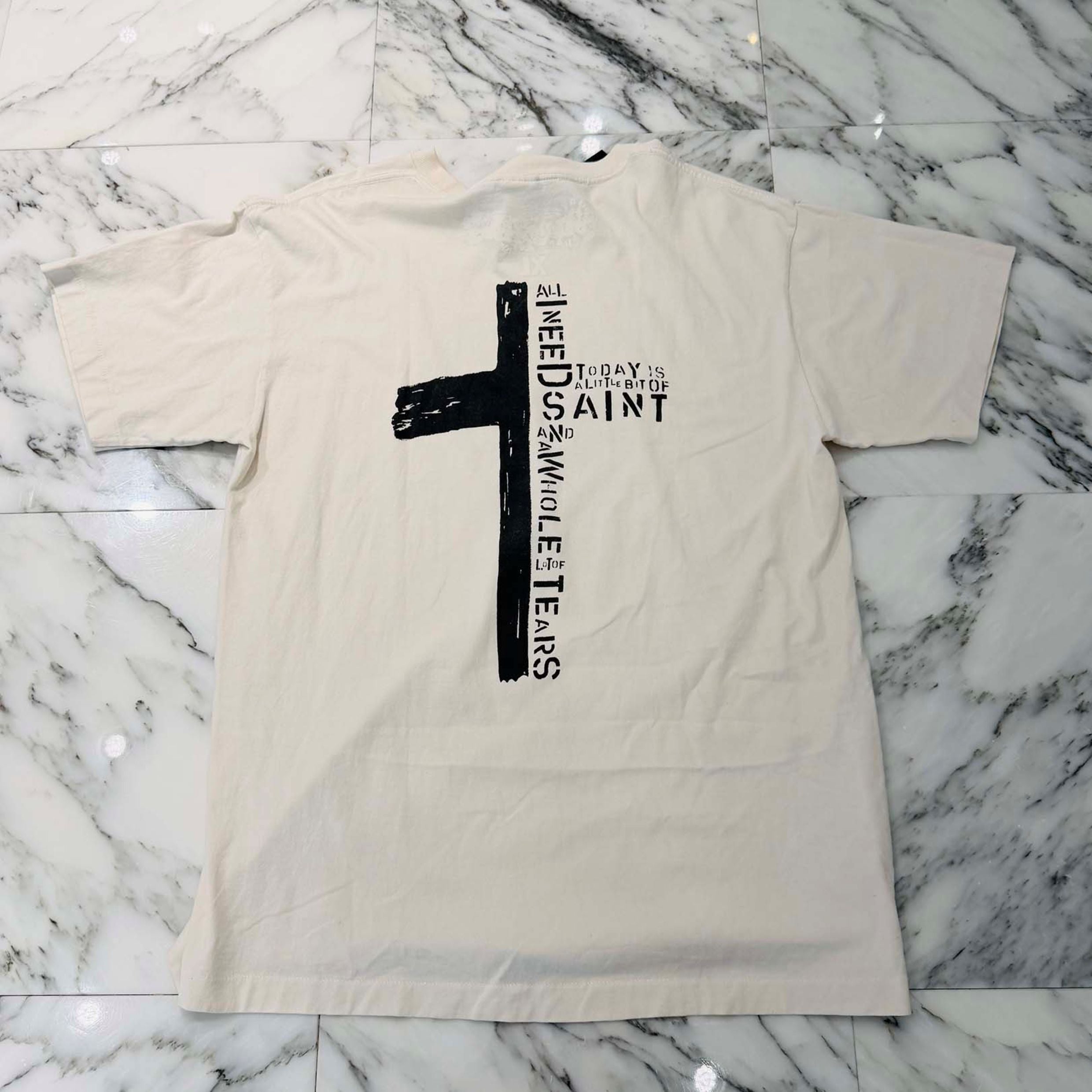 SAINT Mxxxxxx × Denim Tears 2021SS " TEARS PUNK " Tee SM-S21-0000-045 Size XL セントマイケル × デニム・ティアーズ "ティアーズパンク" Tシャツ サイズXL