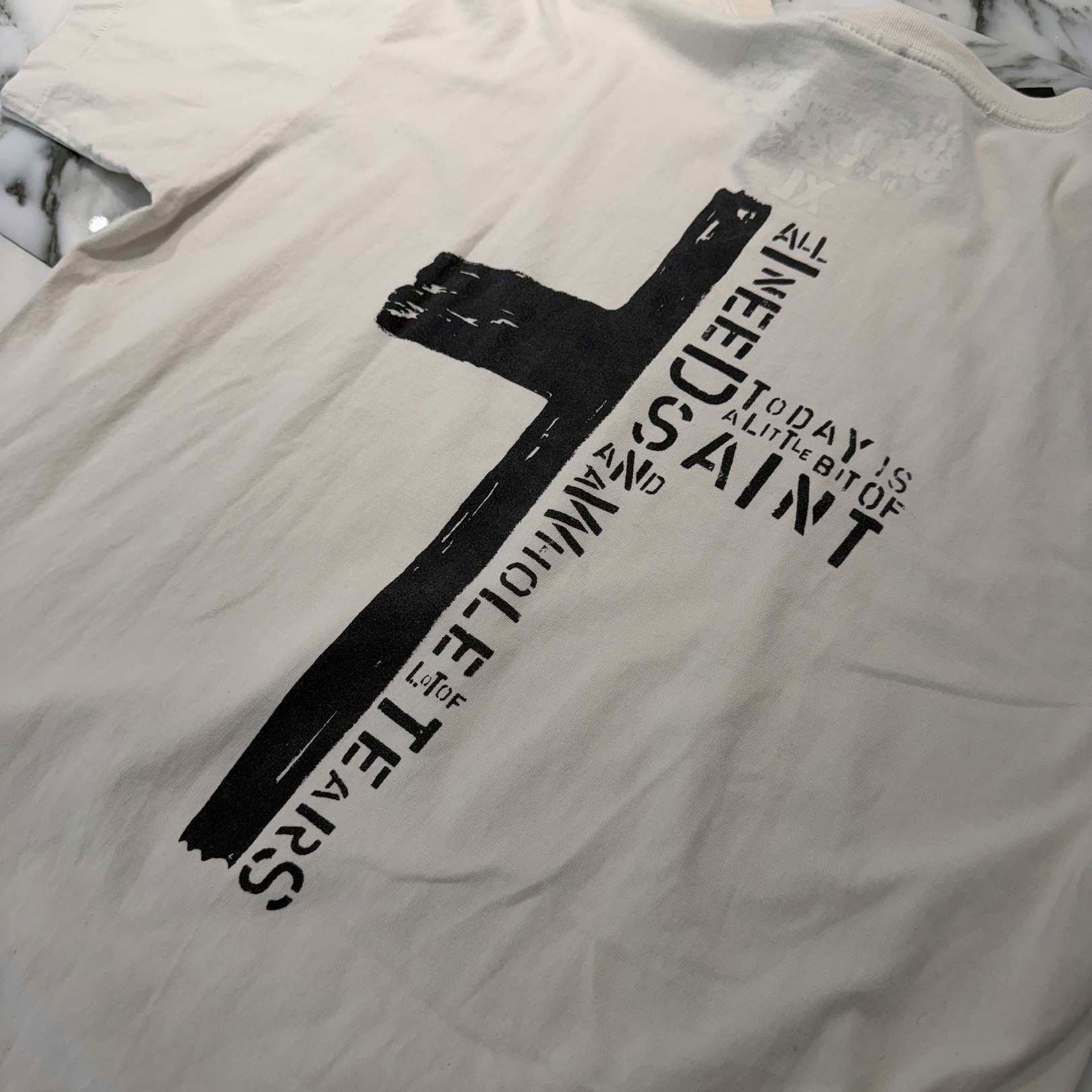 SAINT Mxxxxxx × Denim Tears 2021SS " TEARS PUNK " Tee SM-S21-0000-045 Size XL セントマイケル × デニム・ティアーズ "ティアーズパンク" Tシャツ サイズXL