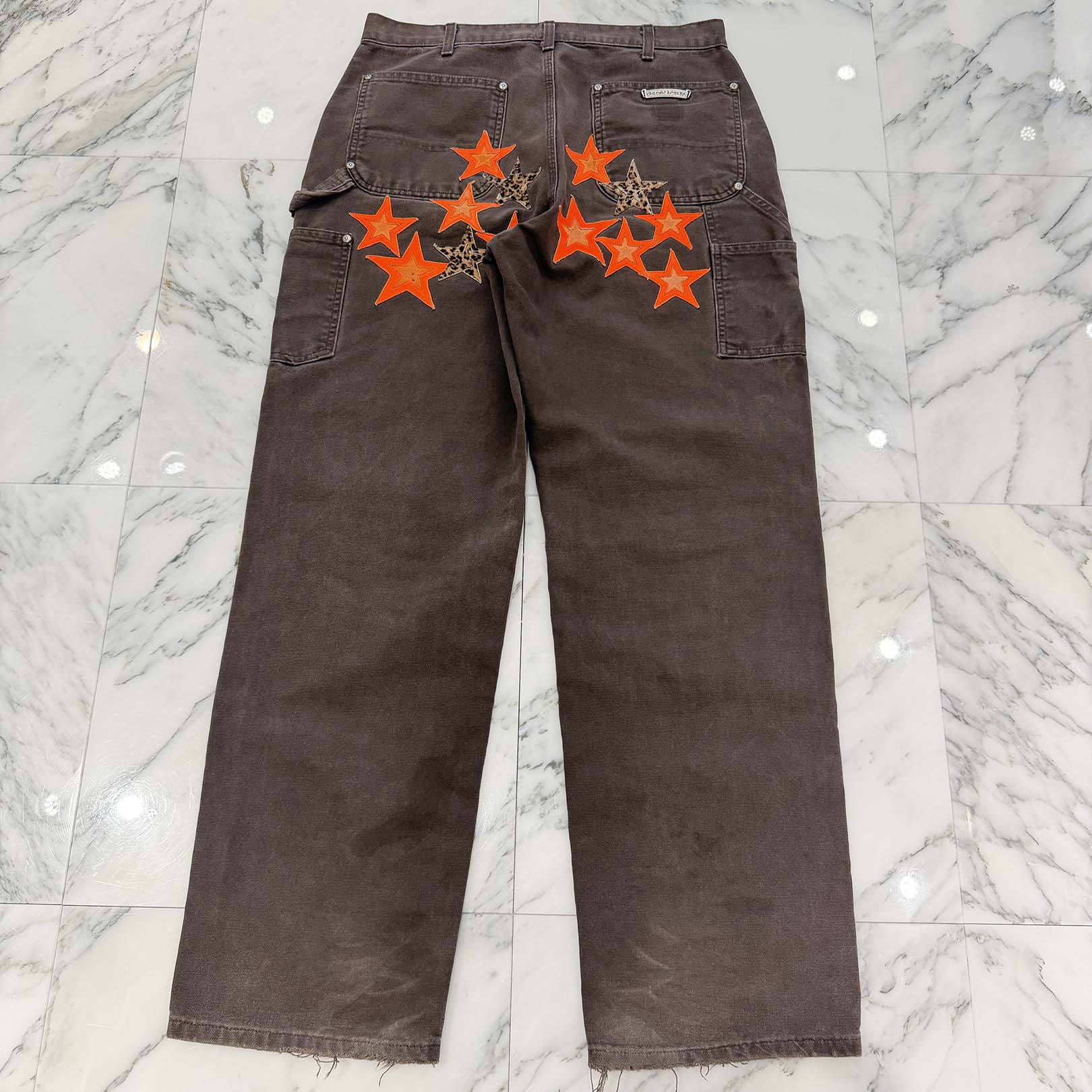 CHROME HEARTS × Carhartt VNTG Leather Star Patch Double Knee