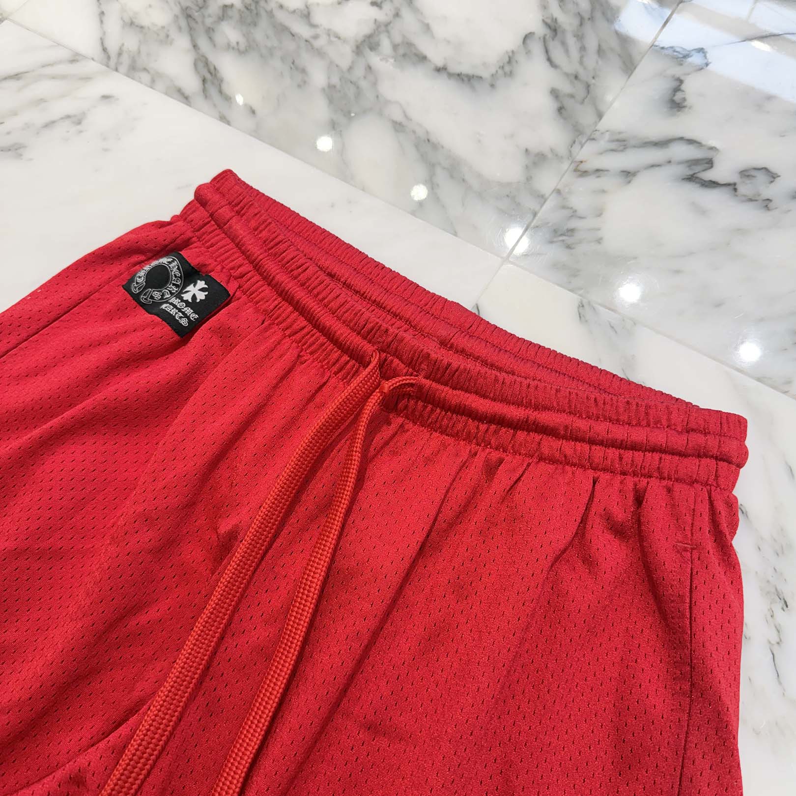 CHROME HEARTS × MATTY BOY "TEAM" Mesh Varsity Shorts Size S クロムハーツ × マッティボーイ チームメッシュバーシティ ショーツ サイズS