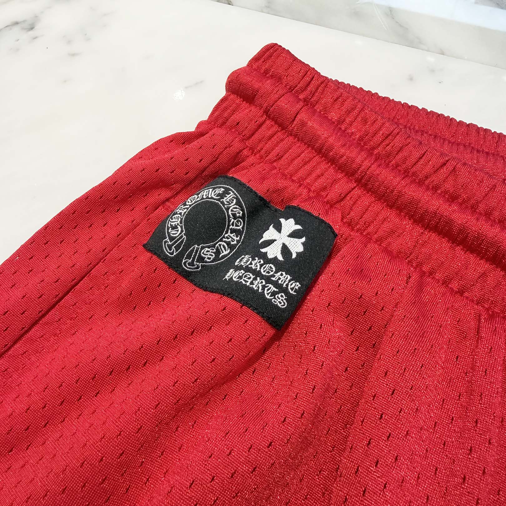 CHROME HEARTS × MATTY BOY "TEAM" Mesh Varsity Shorts Size S クロムハーツ × マッティボーイ チームメッシュバーシティ ショーツ サイズS