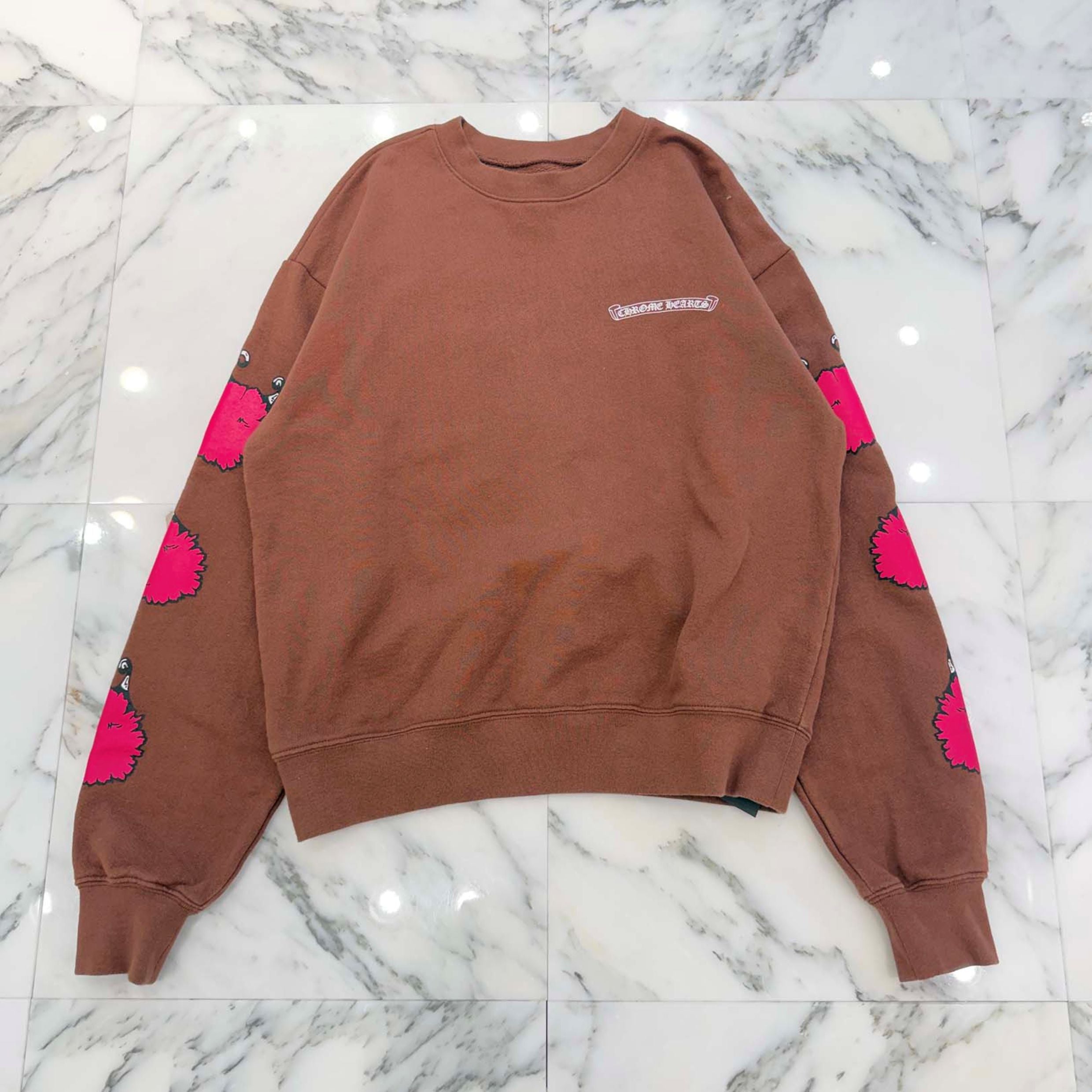 CHROME HEARTS × MATTY BOY PPO STRUCTURE Crew Neck Sweat Shirt Size S クロムハーツ × マッティボーイ PPO ストラクチャー クルーネック スウェットシャツ サイズS