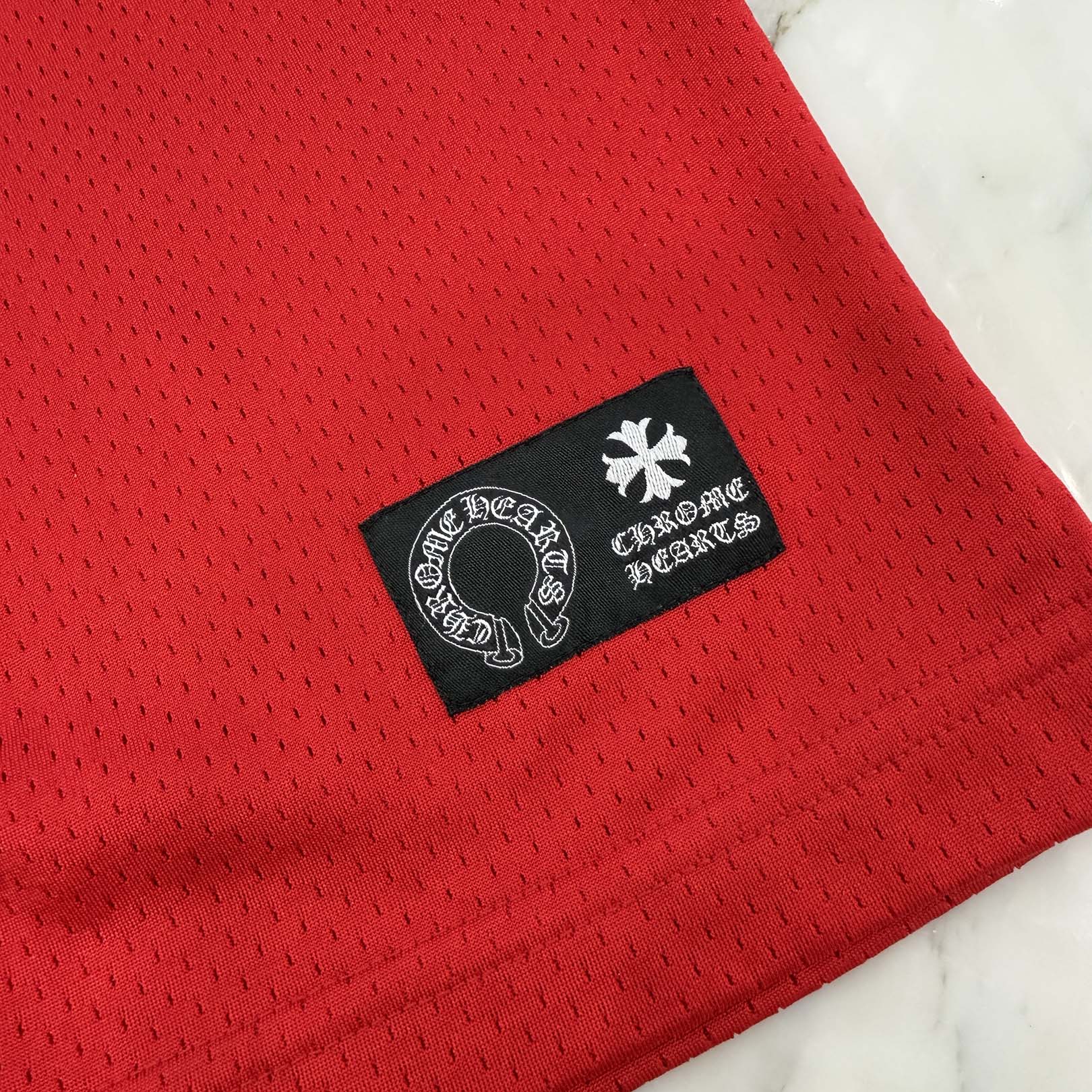 CHROME HEARTS Matty "TEAM" Mesh Warm Up Jersey Size L クロムハーツ マッティ "チーム" メッシュウォームアップジャージー サイズL
