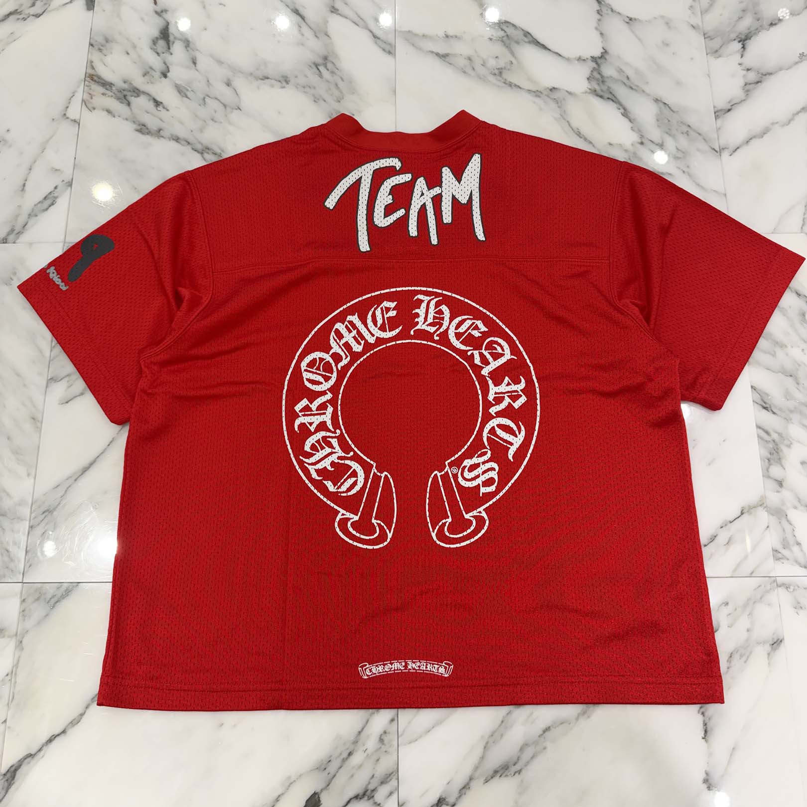 CHROME HEARTS Matty "TEAM" Mesh Warm Up Jersey Size L クロムハーツ マッティ "チーム" メッシュウォームアップジャージー サイズL