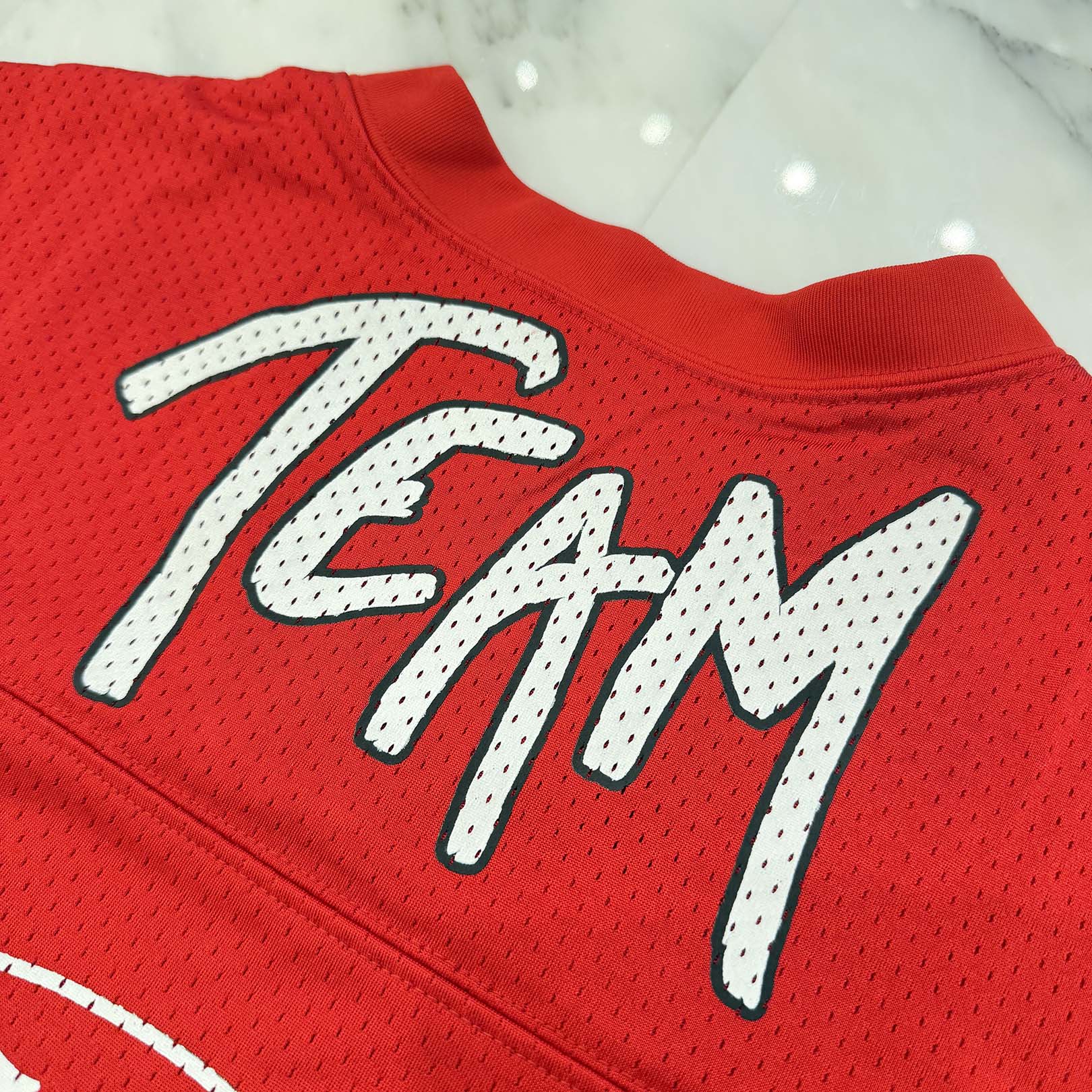CHROME HEARTS Matty "TEAM" Mesh Warm Up Jersey Size L クロムハーツ マッティ "チーム" メッシュウォームアップジャージー サイズL