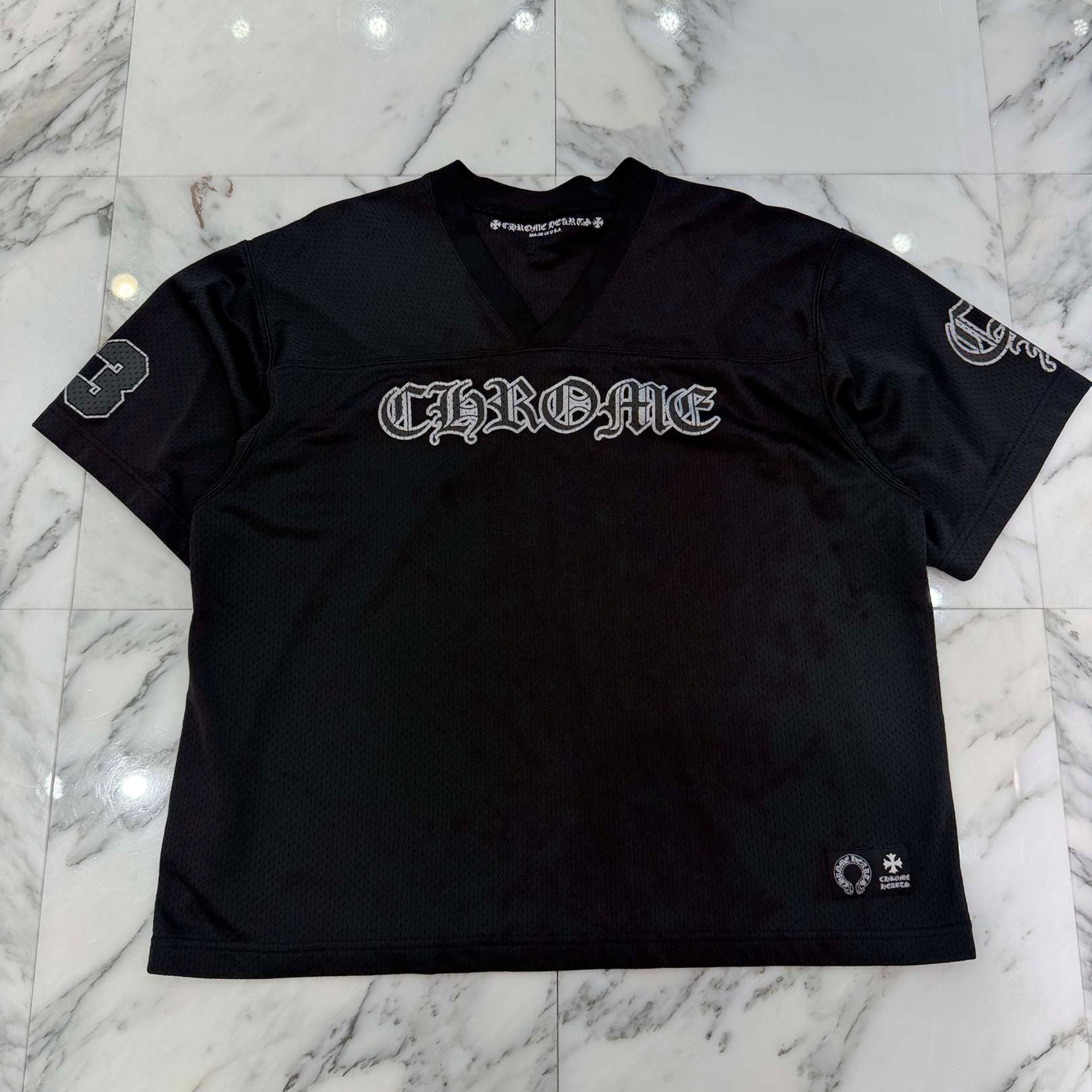 CHROME HEARTS Mesh Warm Up Jersey Size L クロムハーツ メッシュウォームアップジャージー サイズL