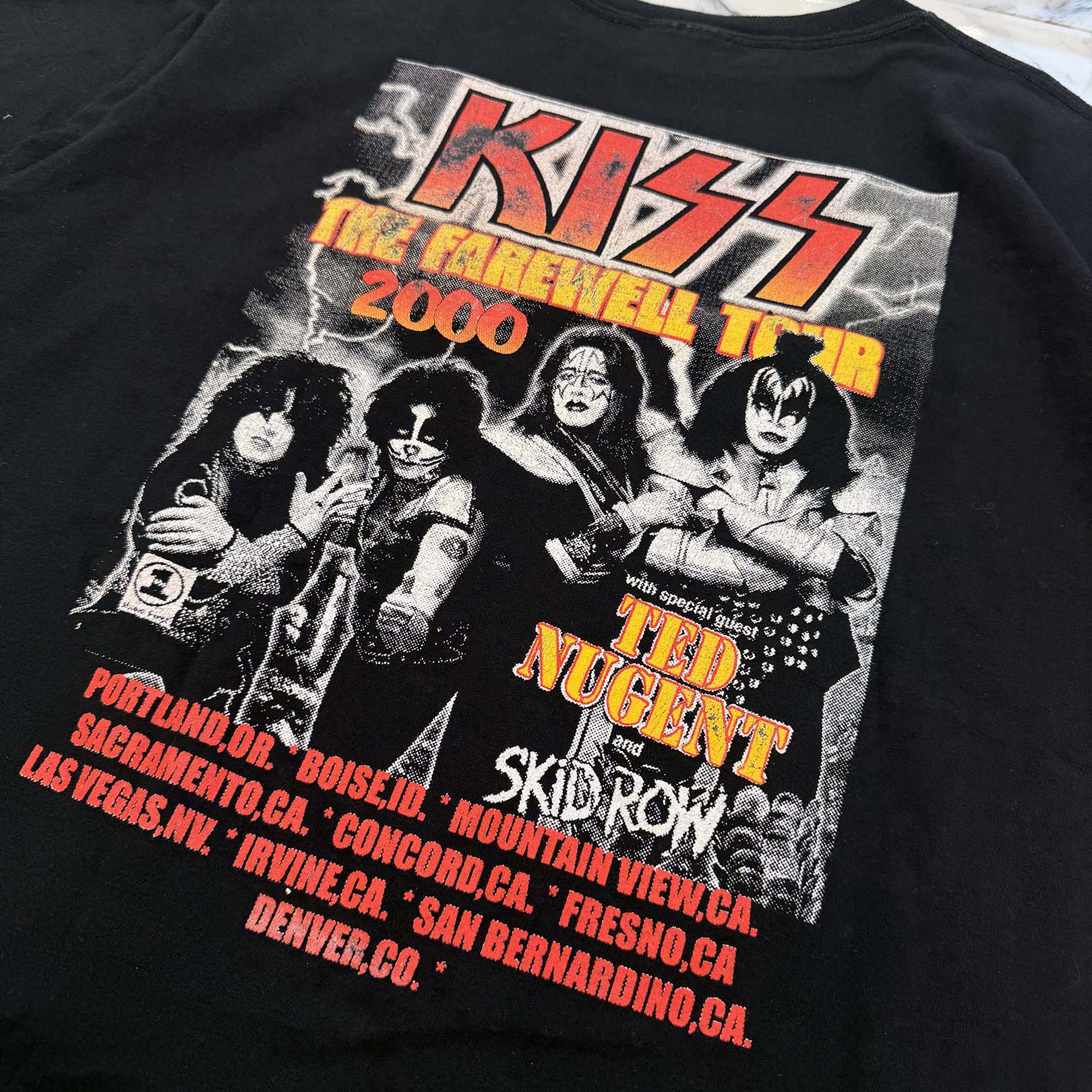 Vintage 00's KISS "THE FAREWELL TOUR 2000" S/S Tee Size XL ヴィンテージ 00's キス "ザ・フェアウェル・ツアー 2000" Tシャツ サイズXL