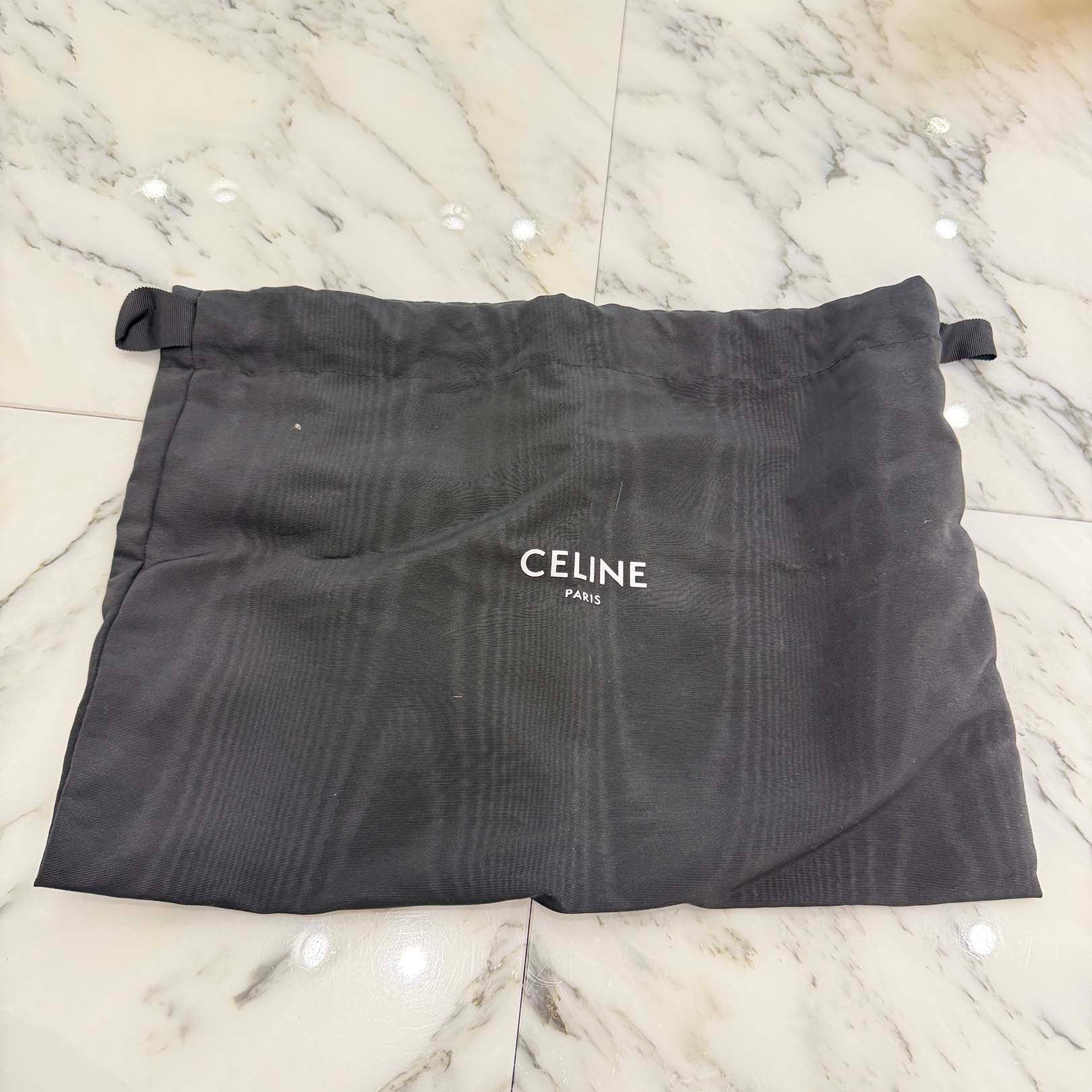CELINE Mini Vertical Cabas Triomphe Canvas Shoulder Bag セリーヌ