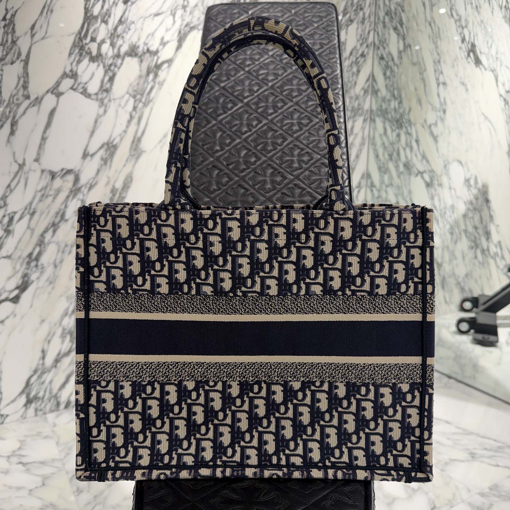 DIOR Oblique Book Tote Bag Medium ディオール オブリーク柄 ブックトートバッグ ミディアム