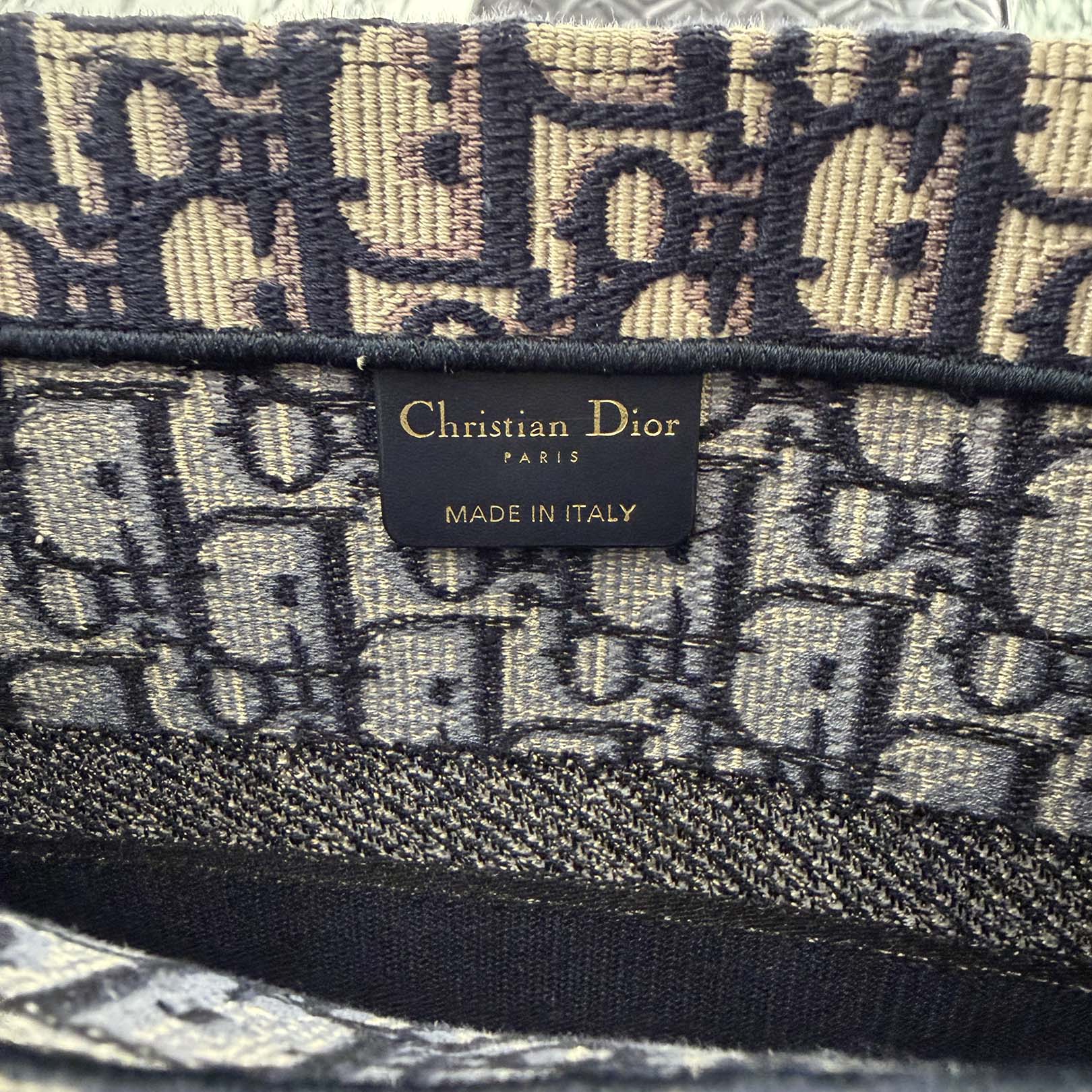 DIOR Oblique Book Tote Bag Medium ディオール オブリーク柄 ブックトートバッグ ミディアム