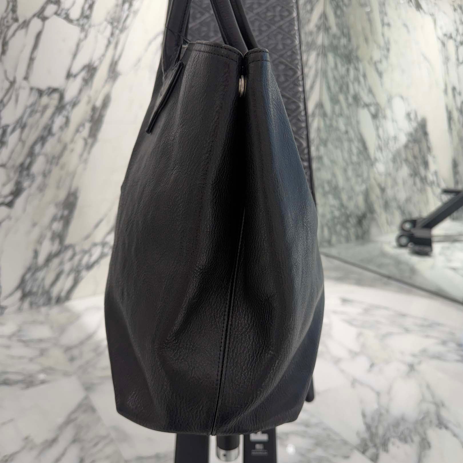 CHROME HEARTS 3 Cemetery Cross Patch FS Leather Tote Bag クロムハーツ 3セメタリークロスパッチ FS レザートートバッグ
