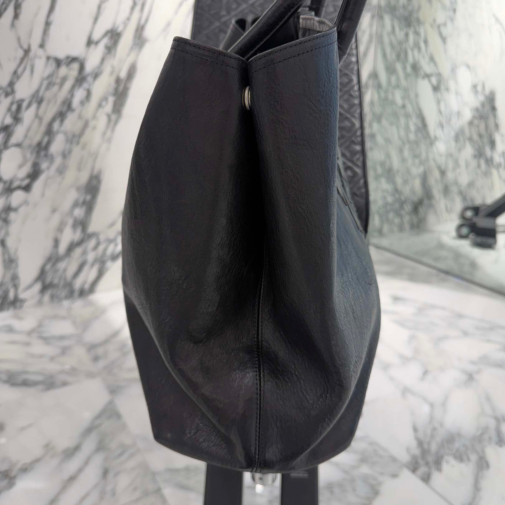 CHROME HEARTS 3 Cemetery Cross Patch FS Leather Tote Bag クロムハーツ 3セメタリークロスパッチ FS レザートートバッグ