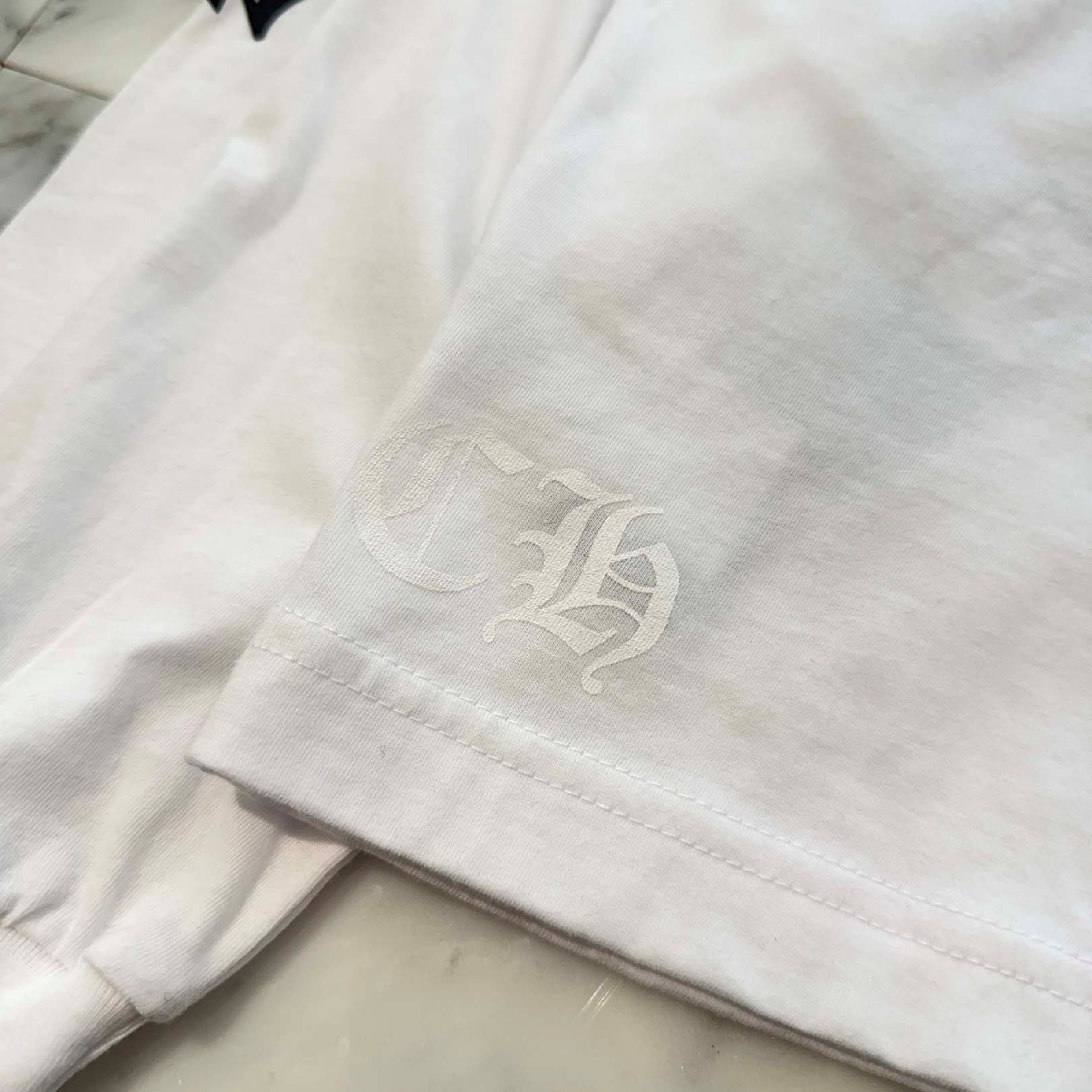 CHROME HEARTS Neck Logo Long Sleeve Tee Size L クロムハーツ ネックロゴ ロングスリーブTシャツ サイズL