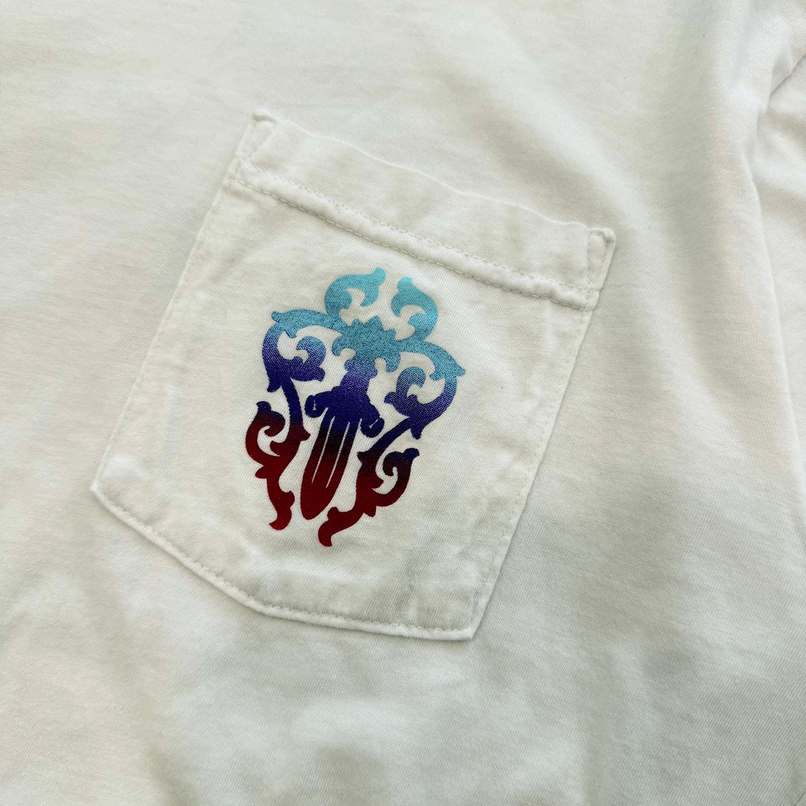 CHROME HEARTS Gradient Dagger Horseshoe Print Tee Size M クロムハーツ グラデーション ダガー ホースシュー プリント Tシャツ サイズM