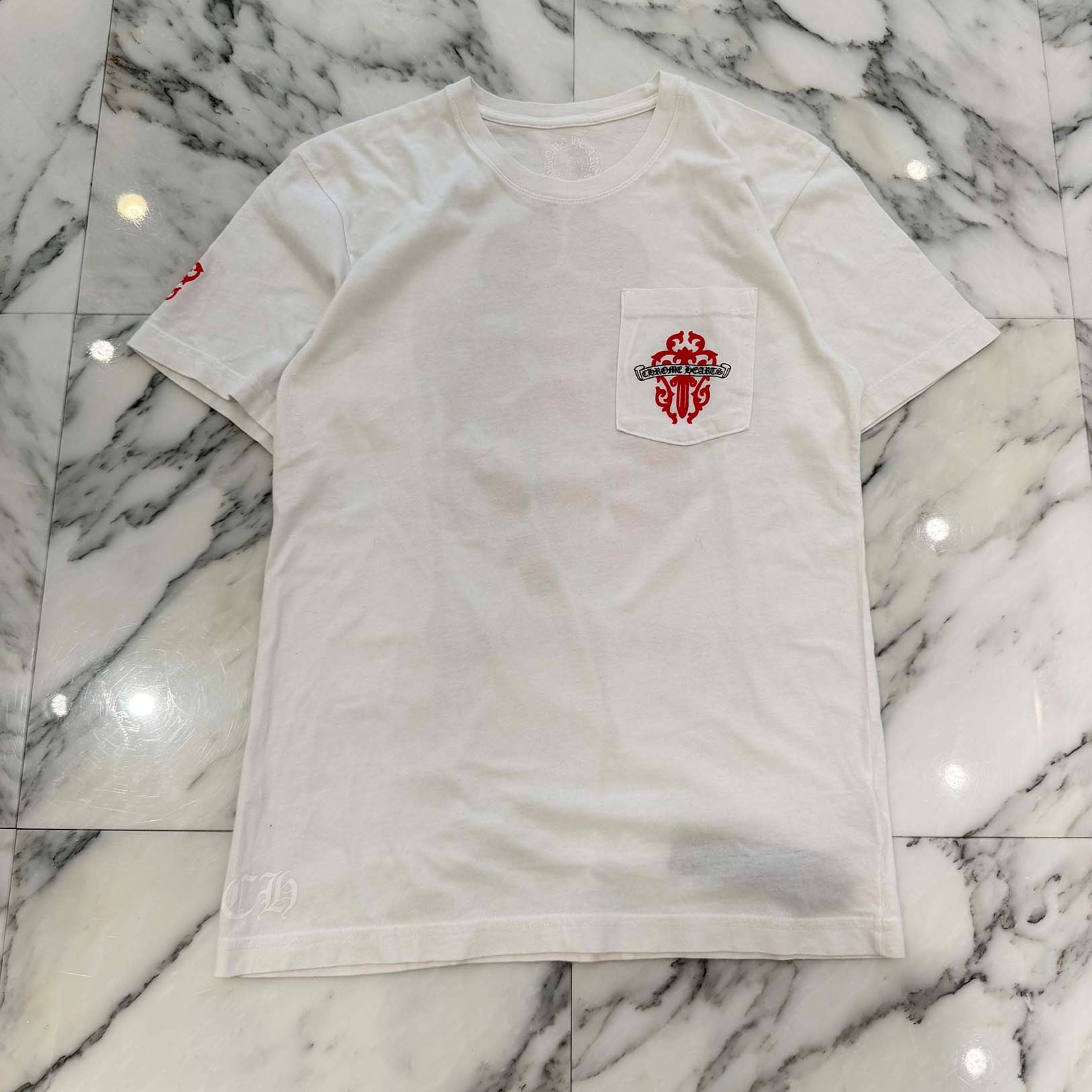 CHROME HEARTS Multi Logo Vine Dagger Tee Size M クロムハーツ マルチロゴ総柄 ヴァインダガー Tシャツ サイズM