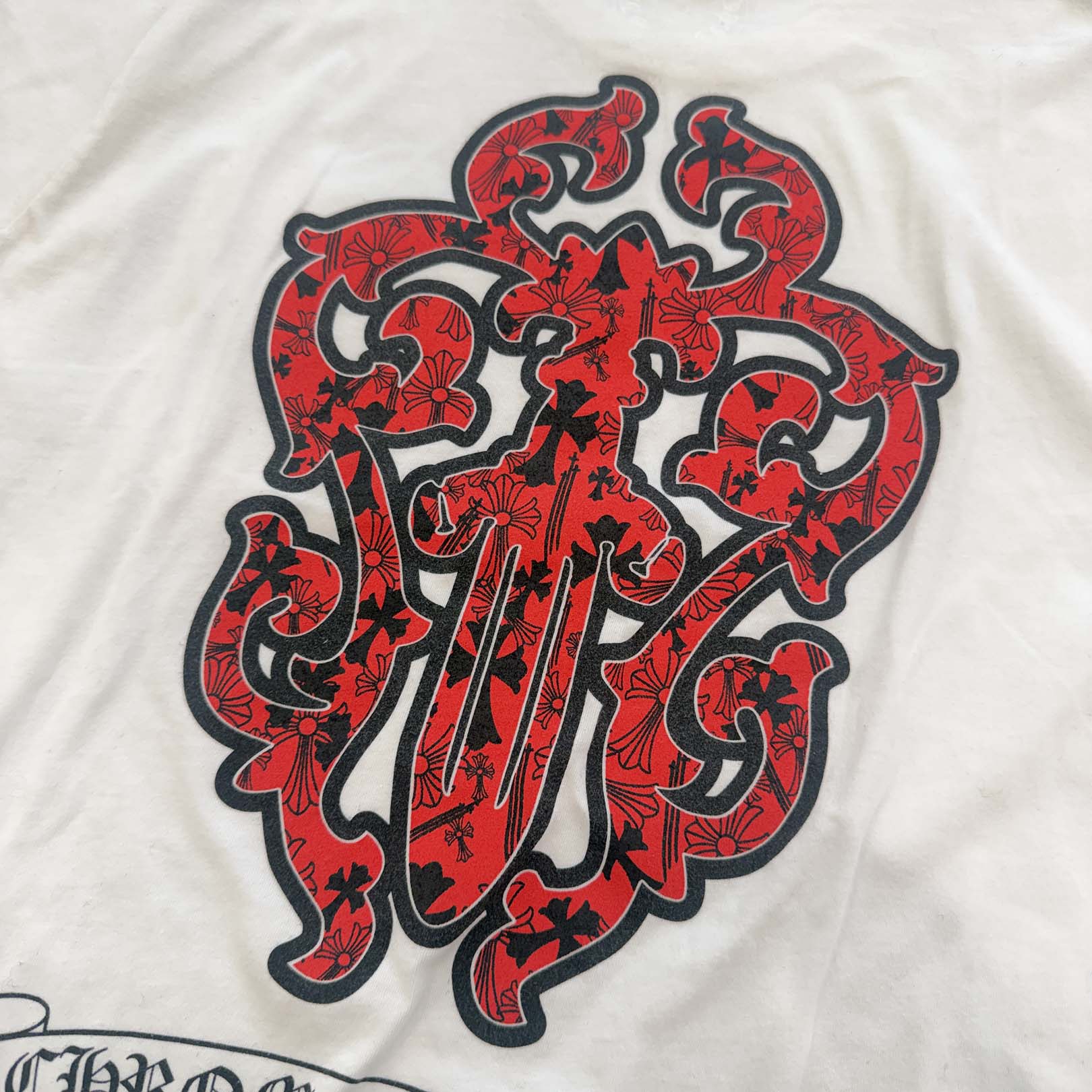 CHROME HEARTS Multi Logo Vine Dagger Tee Size M クロムハーツ マルチロゴ総柄 ヴァインダガー Tシャツ サイズM