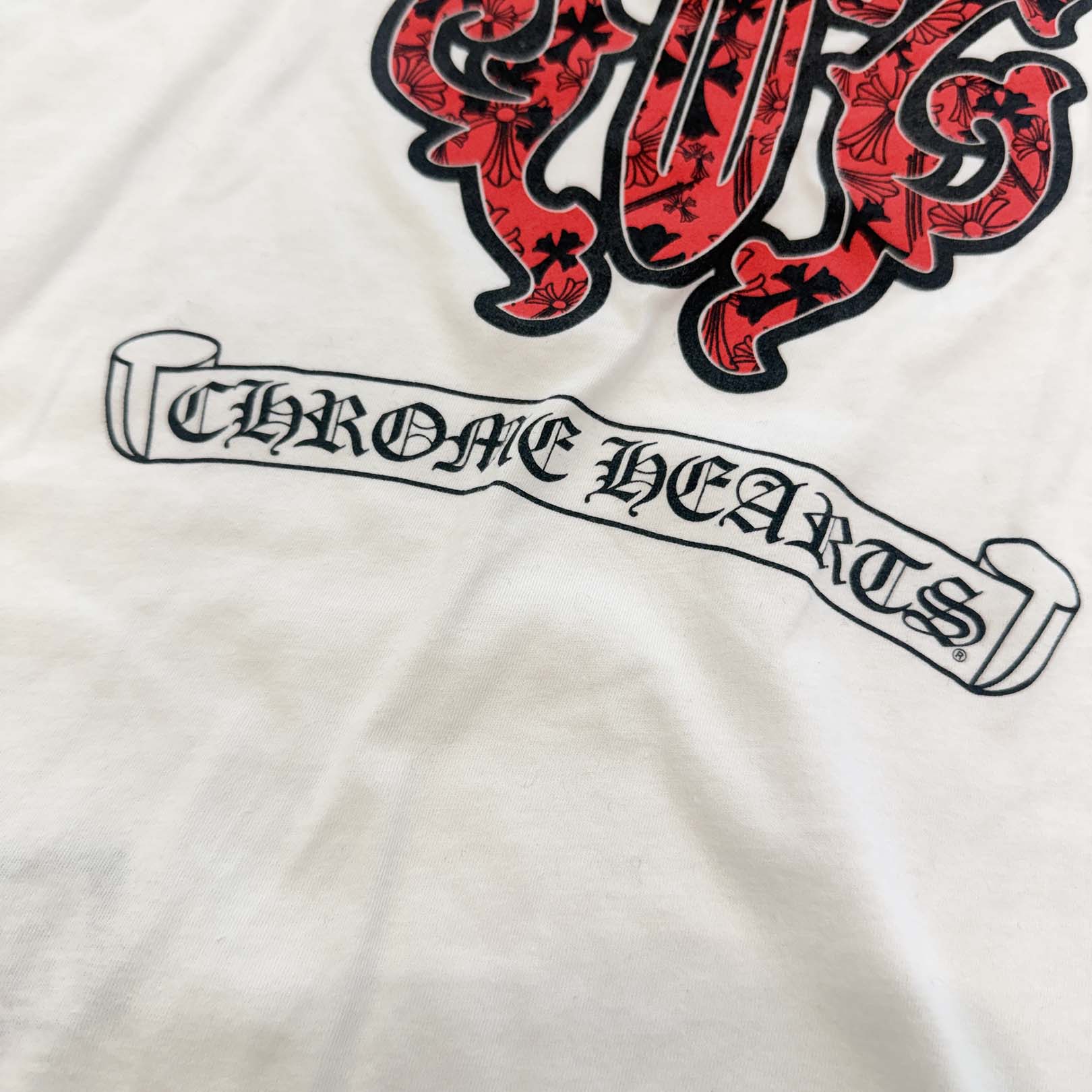 CHROME HEARTS Multi Logo Vine Dagger Tee Size M クロムハーツ マルチロゴ総柄 ヴァインダガー Tシャツ サイズM